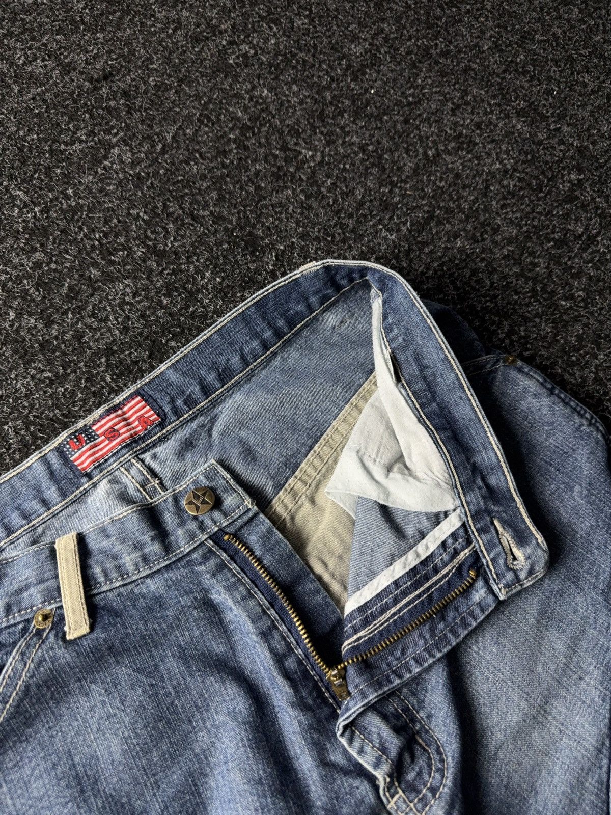 Japanese Brand × Vintage Vintage 90s Baddy USA Denim pants jeans Y2K Size US 30 / EU 46 - 8 Thumbnail