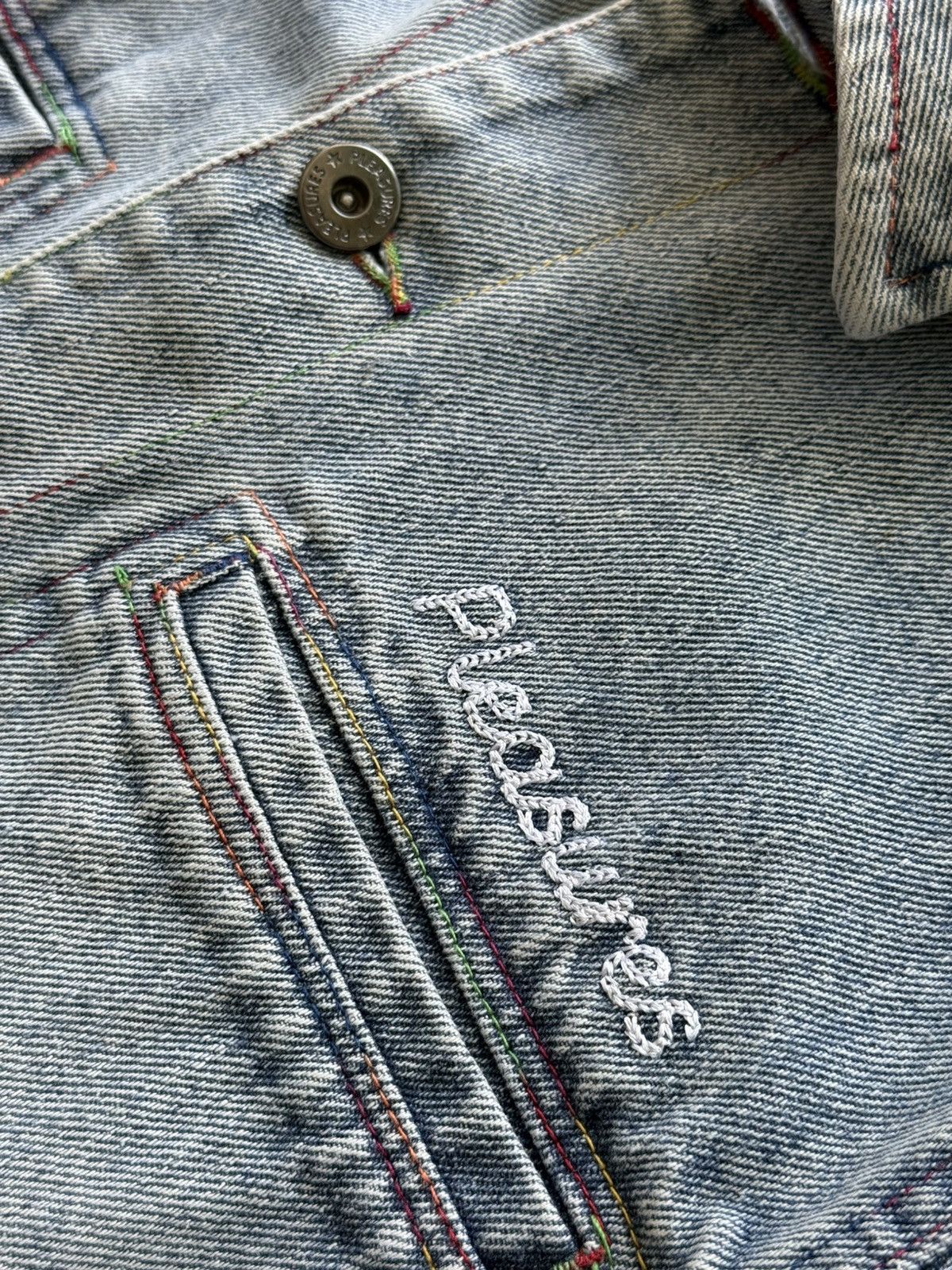 Pleasures Pleasures Now Denim overshirt jacket Size US S / EU 44-46 / 1 - 6 Thumbnail