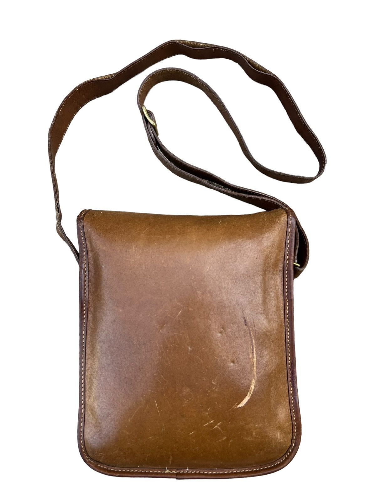Leather × Vintage Vintage Gurkha Marley Hodgson Distressed Leather Bag Size ONE SIZE - 4 Thumbnail
