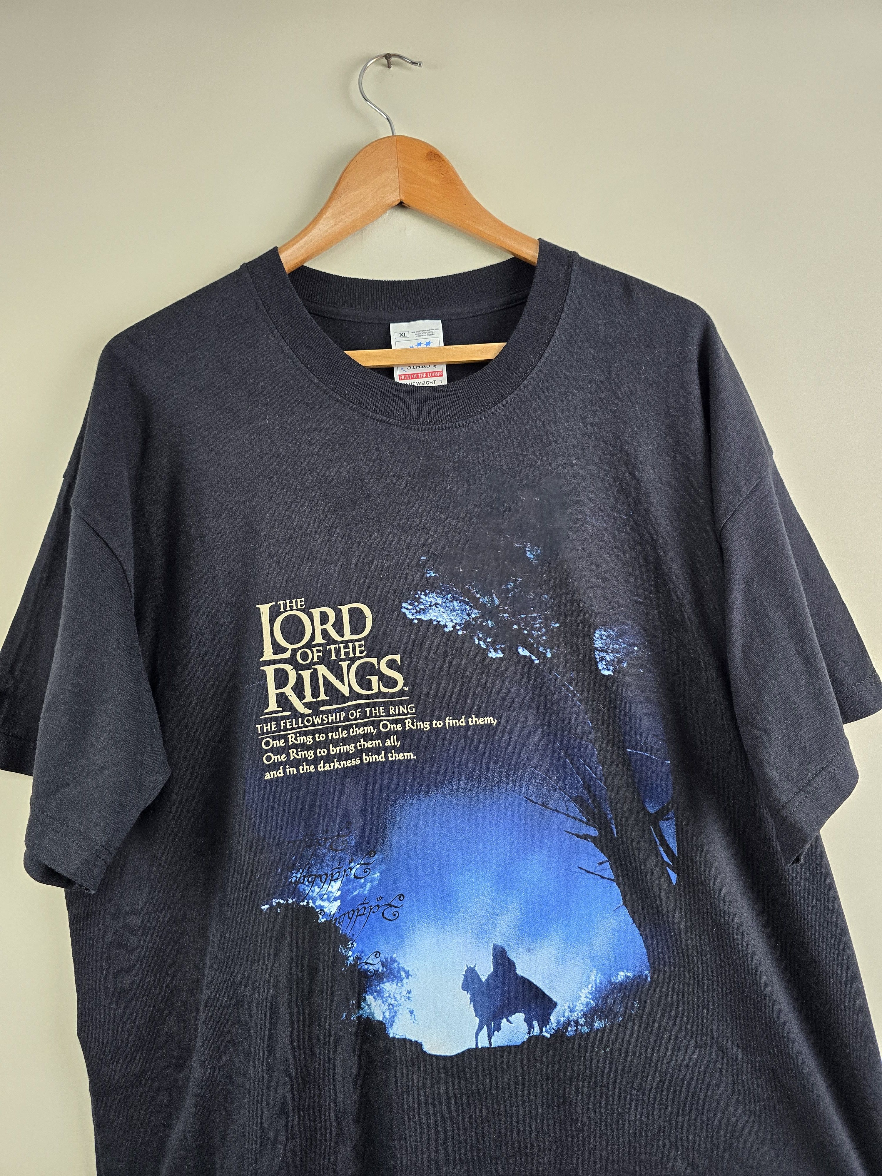 Anime × Vintage 2001 The Lord of the rings Fellowship of the ring Size US XL / EU 56 / 4 - 2 Thumbnail