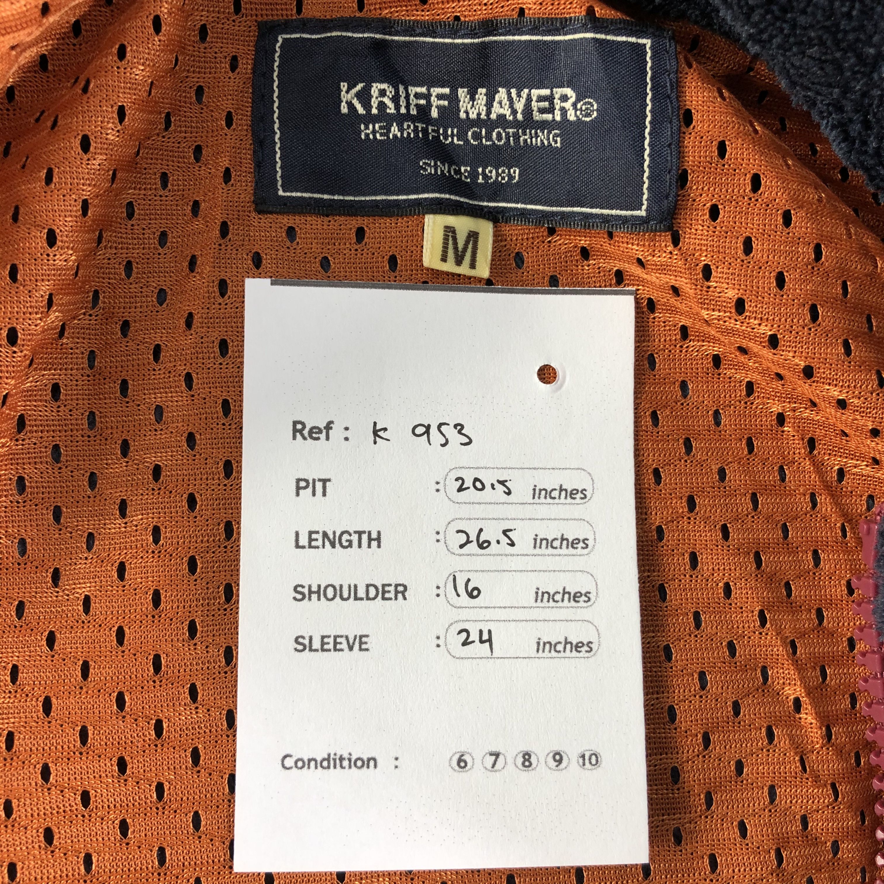 Japanese Brand Kriff Mayer Flecee Jacket Size US M / EU 48-50 / 2 - 8 Thumbnail