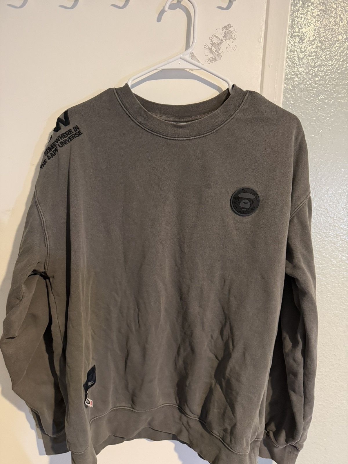 Bape Aape logo print long sleeves Size US L / EU 52-54 / 3 - 1 Thumbnail