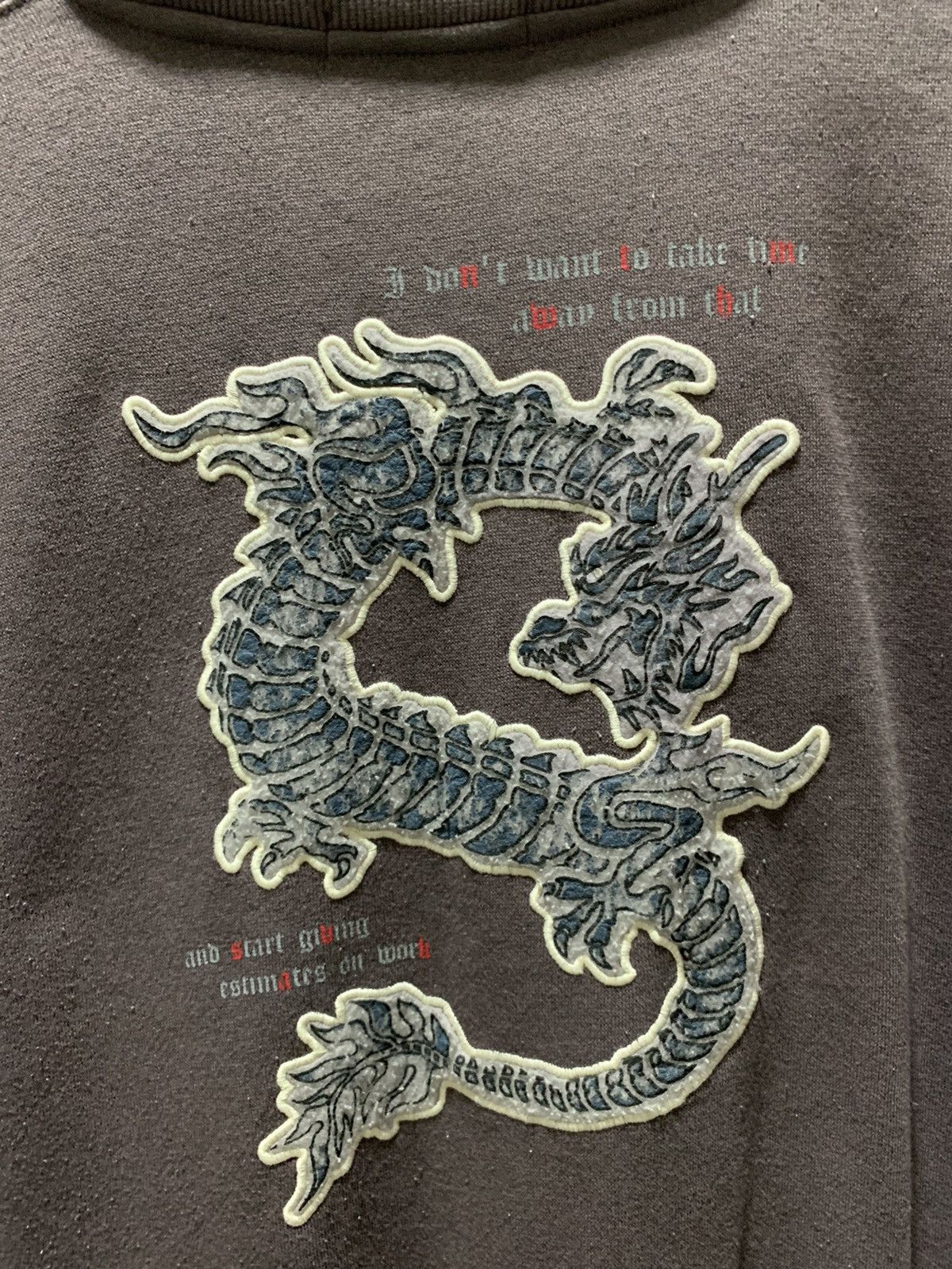 Japanese Brand Vintage Proposition II Sweatshirt Dragon Poem Size US XXL / EU 58 / 5 - 9 Thumbnail