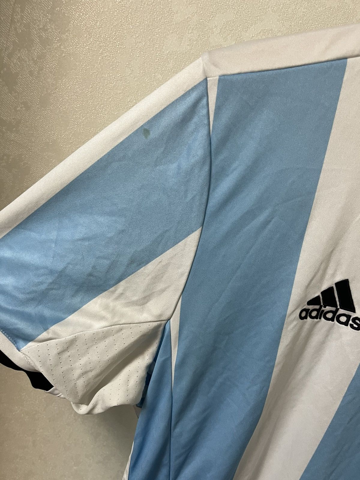 Adidas × Vintage Adidas Argentina 16/17 Home Vintage Jersey Size US L / EU 52-54 / 3 - 7 Thumbnail