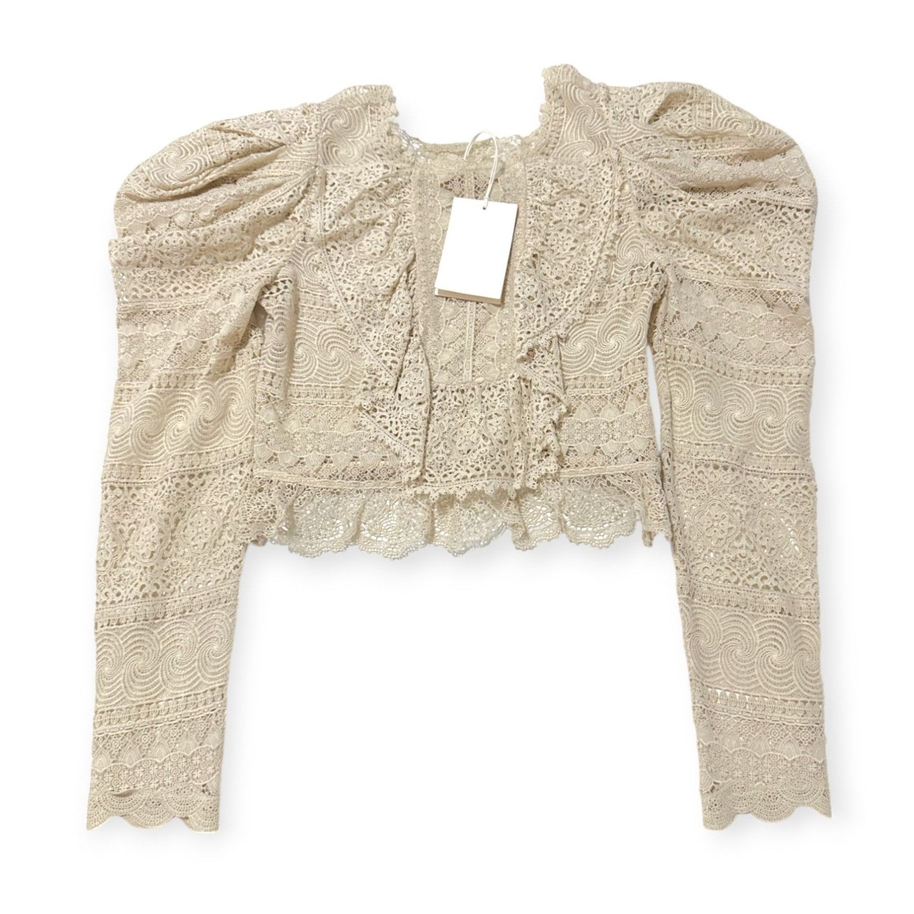 Ulla Johnson Ulla Johnson Eloise Blouse in Pearl, Size 4 New with tag Size S / US 4 / IT 40 - 5 Thumbnail