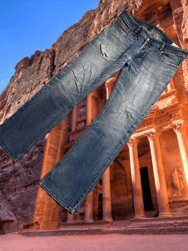 Diesel × Vintage Vintage Distressed Faded Blue Jeans Size US 34 / EU 50 - 1 Thumbnail