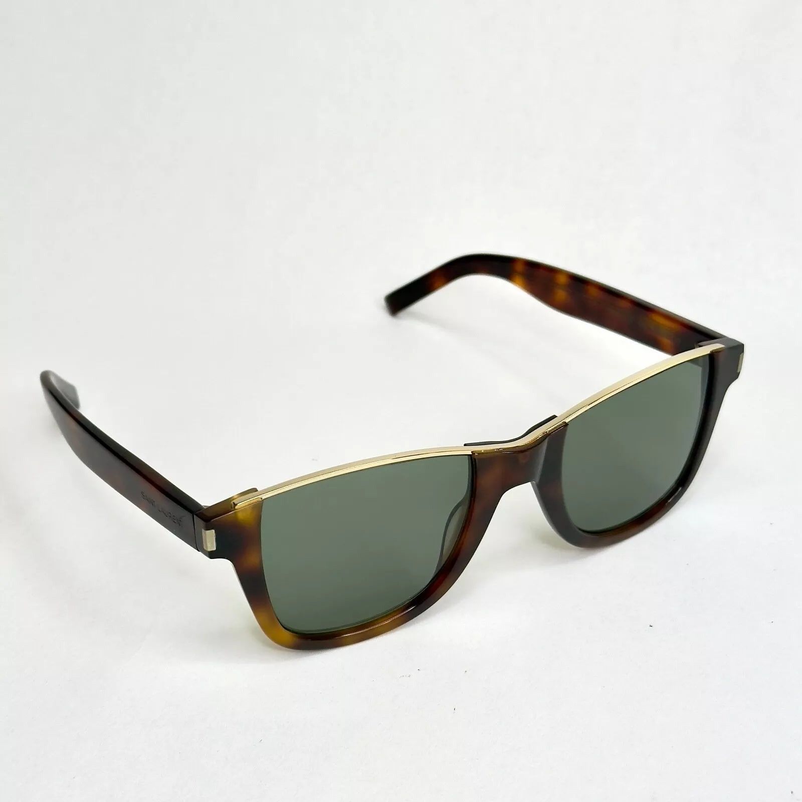 Yves Saint Laurent SAINT LAURENT CUT AWAY SL 51 SL51 Brown Sunglasses 002 Size ONE SIZE - 5 Thumbnail