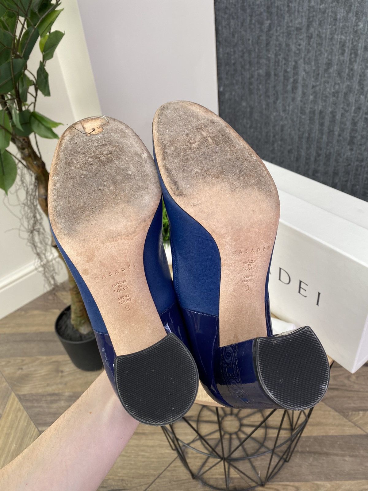 Casadei Casadei Blue Leather Pumps Heels Women’s Size US 9 / IT 39 - 13 Thumbnail