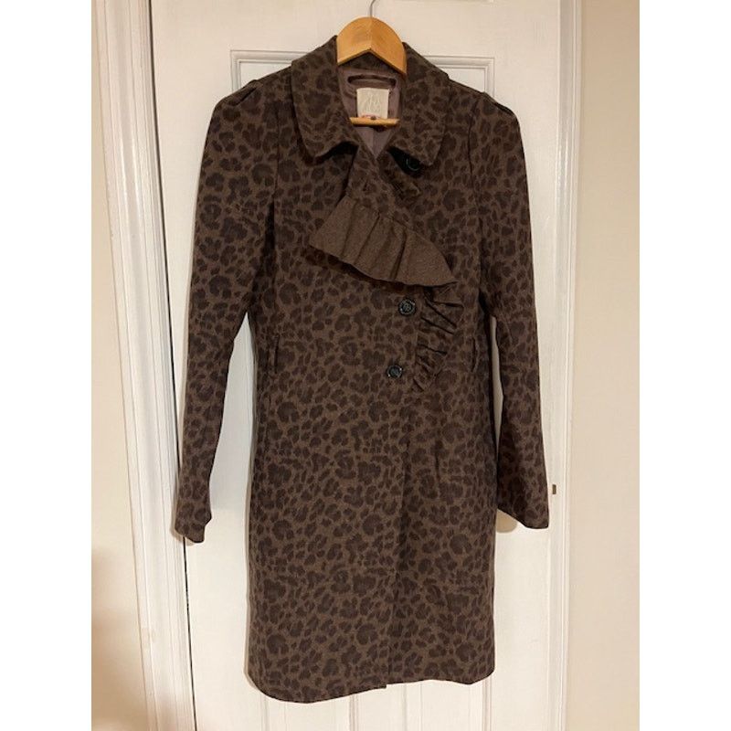 Rebecca Taylor Rebecca Taylor Leopard Print Coat Small Size S / US 4 / IT 40 - 3 Thumbnail