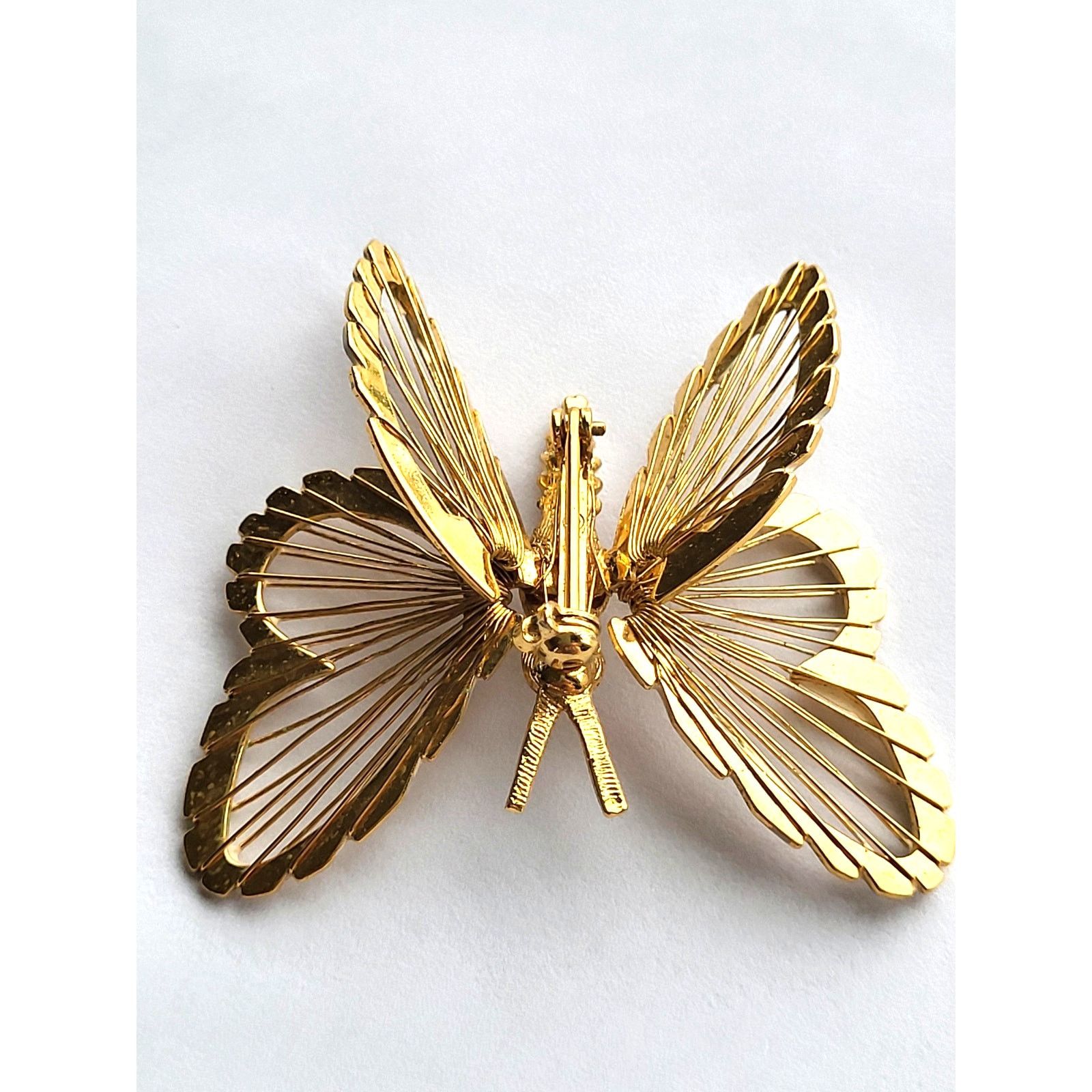 Monet Vintage Monet Enamel Butterfly Brooch Size ONE SIZE - 8 Thumbnail