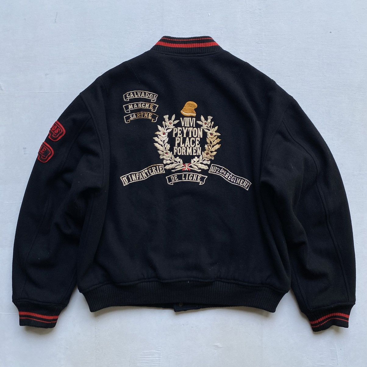 Designer × Japanese Brand × PPFM PPFM Varsity Wool Jacket Size US M / EU 48-50 / 2 - 2 Thumbnail