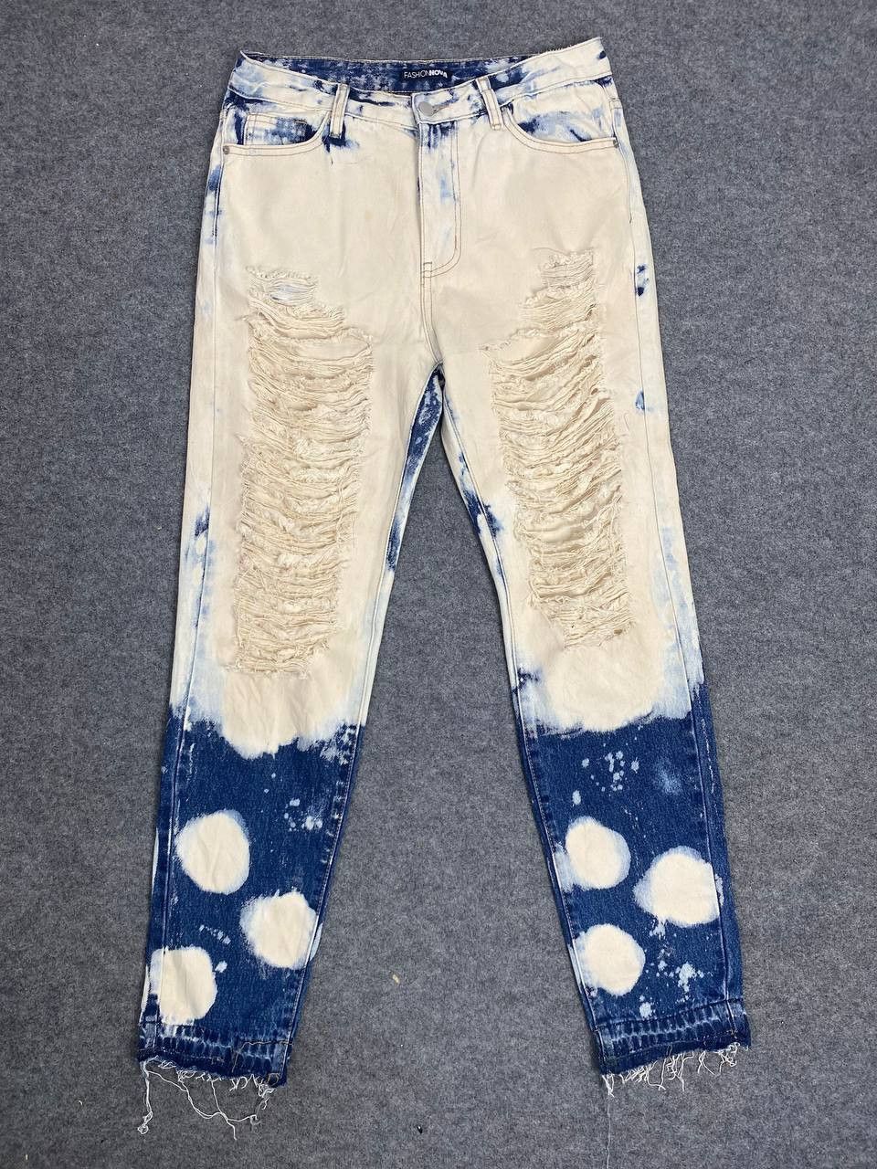 Japanese Brand japanese brand distressed denim nice design Size US 31 - 8 Thumbnail