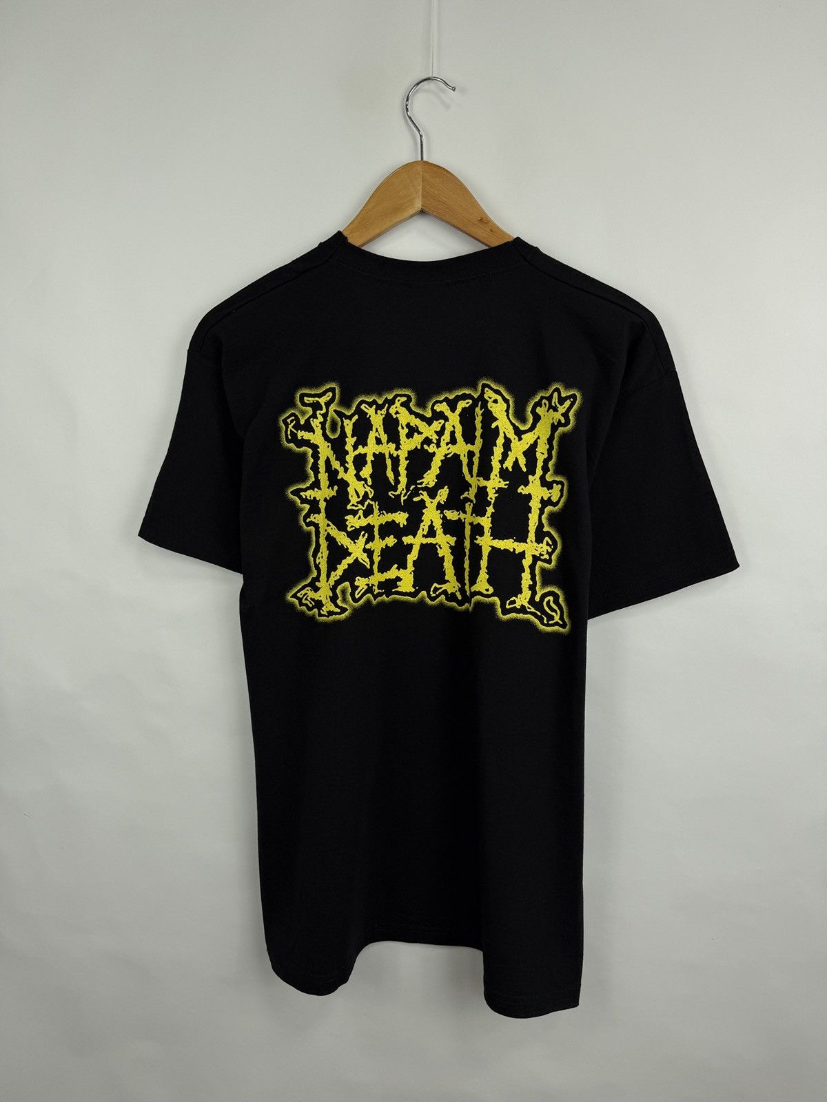 Fruit Of The Loom 🇬🇧 Vintage Y2K Napalm Death SCUM Grindcore T-Shirt Death Meta Size US M / EU 48-50 / 2 - 8 Thumbnail