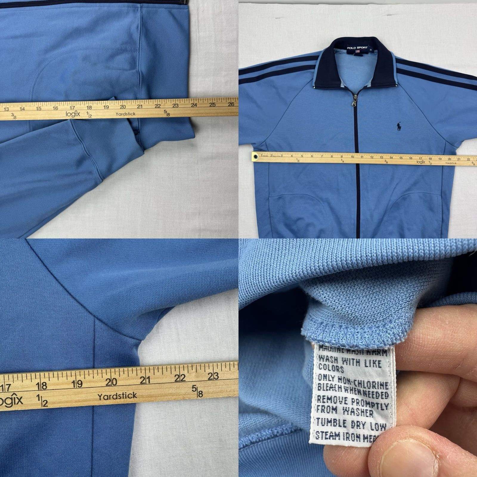 Vintage Vintage Polo Sport Athletic Jacket Adult Smell Full Zip Collar Sports 90s Y2K Size US S / EU 44-46 / 1 - 8 Thumbnail