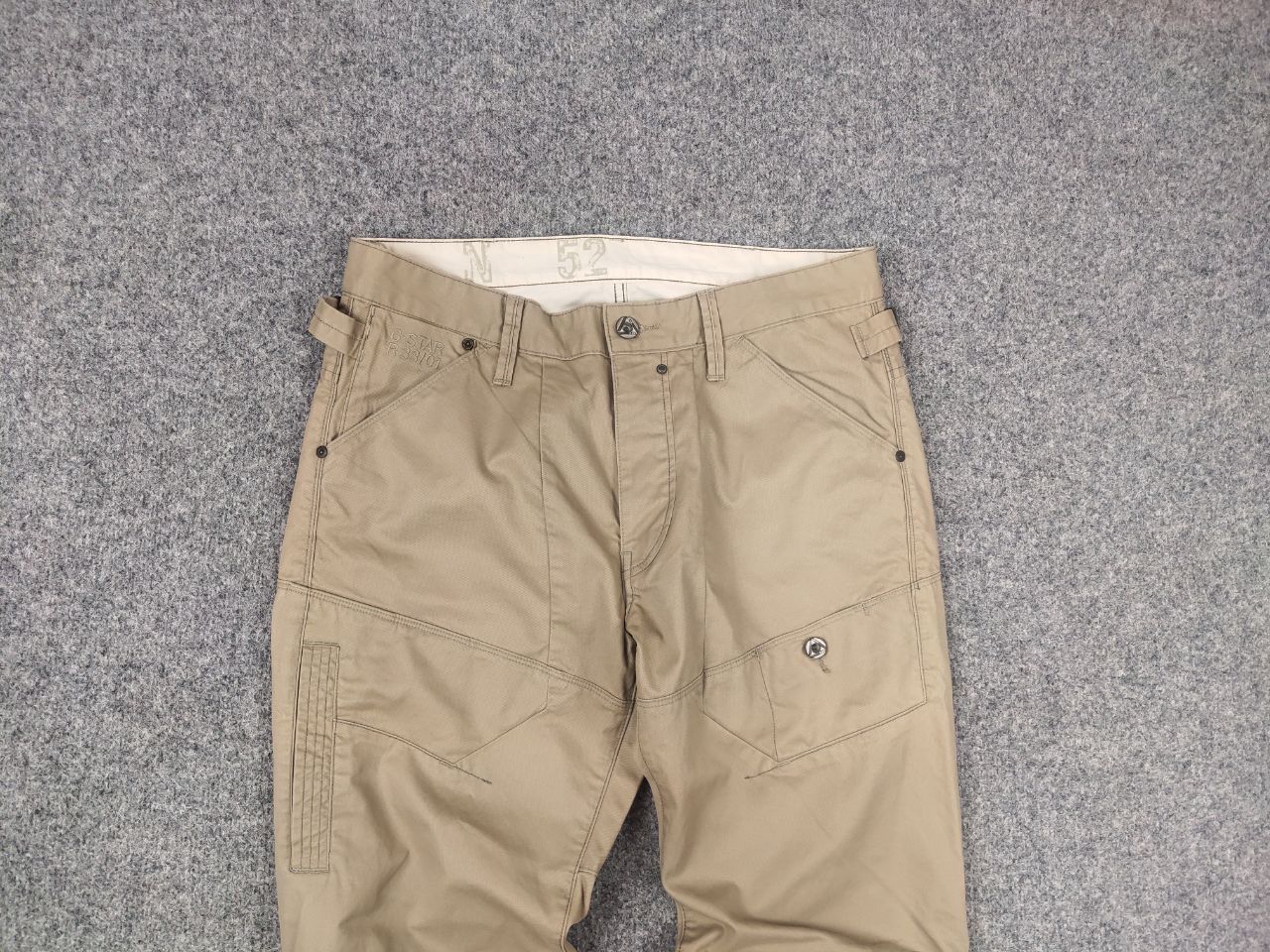 G-Star G Star Raw Trail 5620 Tapered Canvas Pocket Cargo Pants Size US 34 / EU 50 - 8 Thumbnail