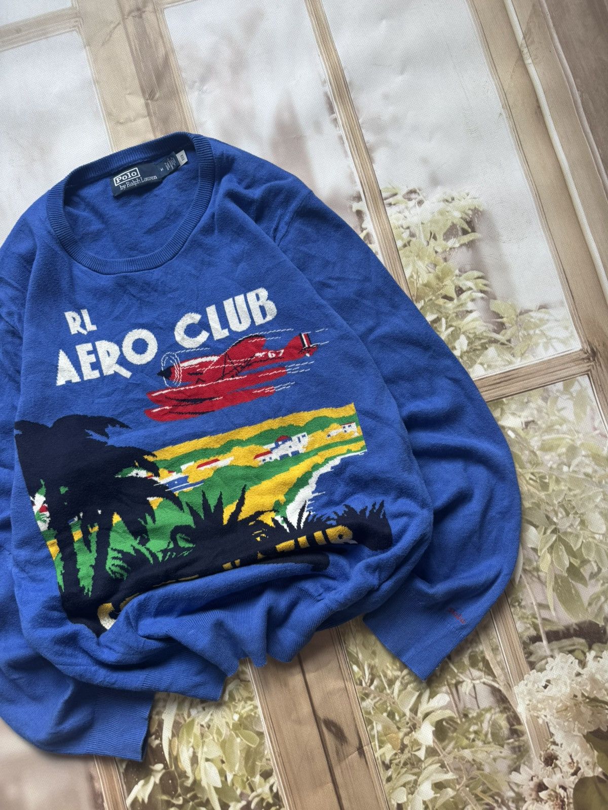 Polo Ralph Lauren 🔥 Vintage Polo Ralph Lauren “Aero Club” Sweatshirt 🔥 Size US M / EU 48-50 / 2 - 3 Thumbnail
