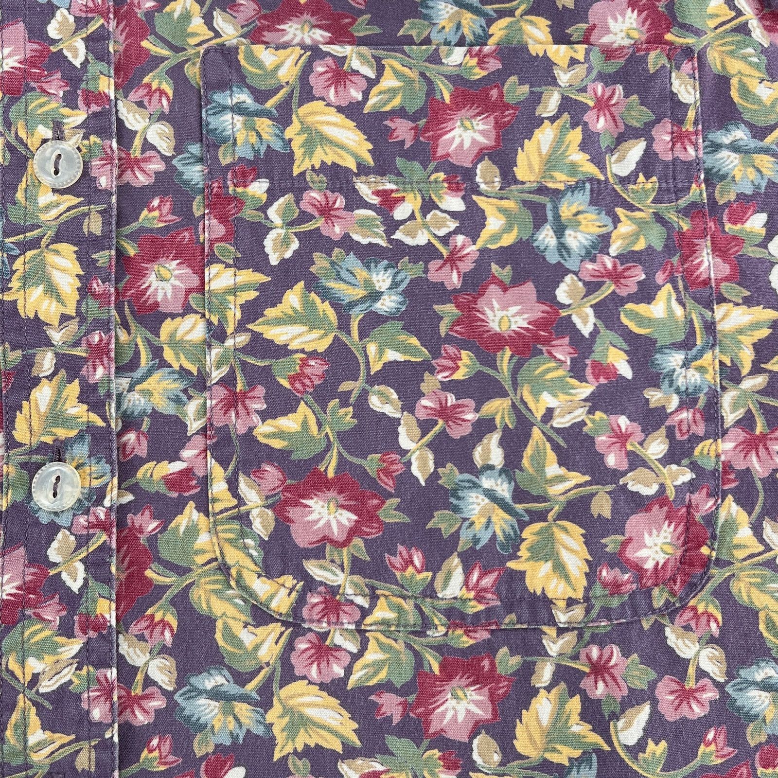 Vintage 80s Liz Sport floral print shirt 1980s vintage Size M / US 6-8 / IT 42-44 - 7 Thumbnail