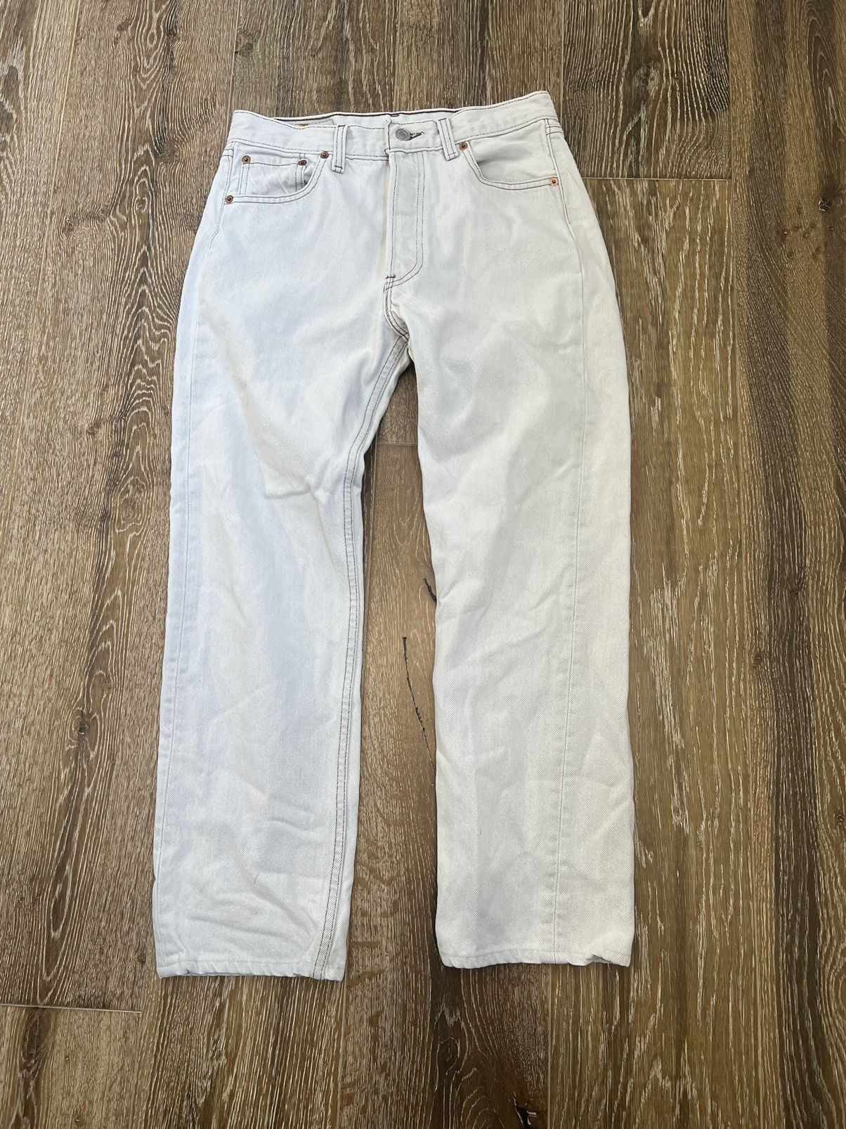 Levi's × Vintage Vintage Levis 501 gray jeans Size US 29 - 1 Thumbnail