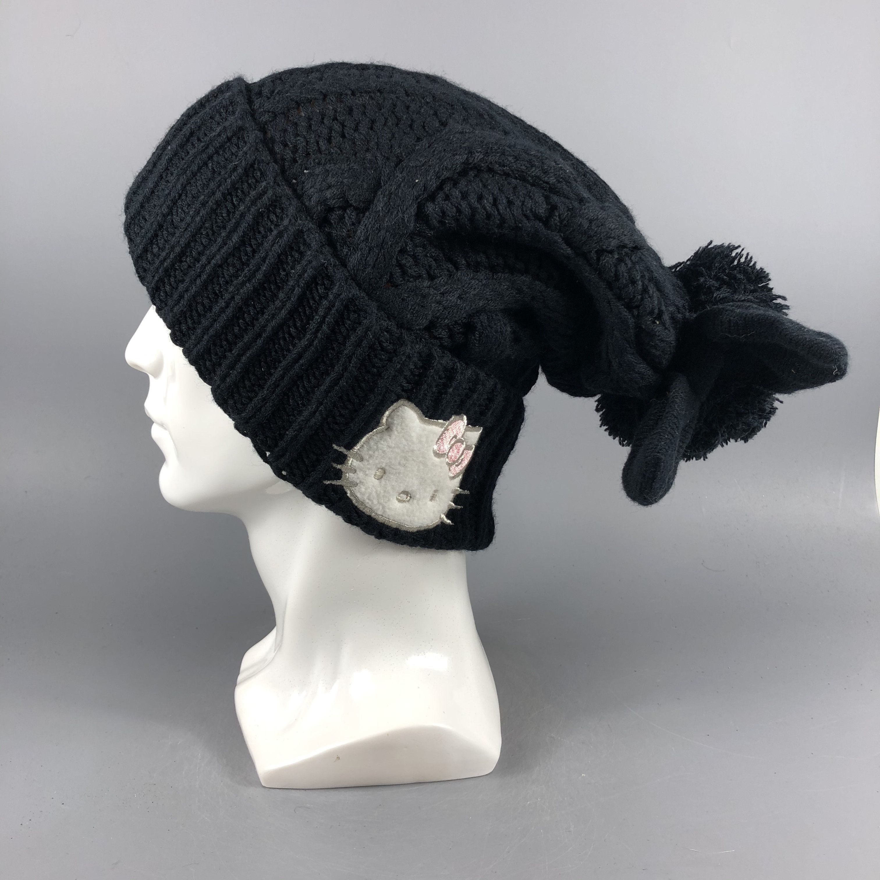 Anime × Japanese Brand × Vintage Womens Hello Kitty Beanie Snow Hat Snow Cap -D1041 Size ONE SIZE - 1 Thumbnail