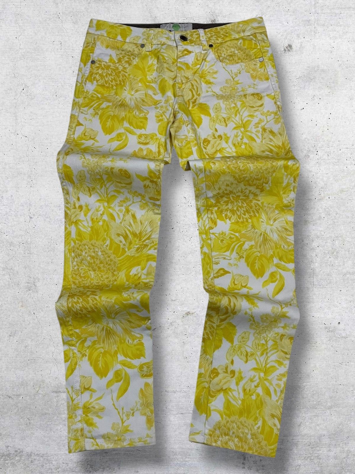 Stella McCartney DESIGNER STELLA MCCARTNEY RARE DESIGN FLORAL POP ART DENIM Size US 29 - 1 Thumbnail