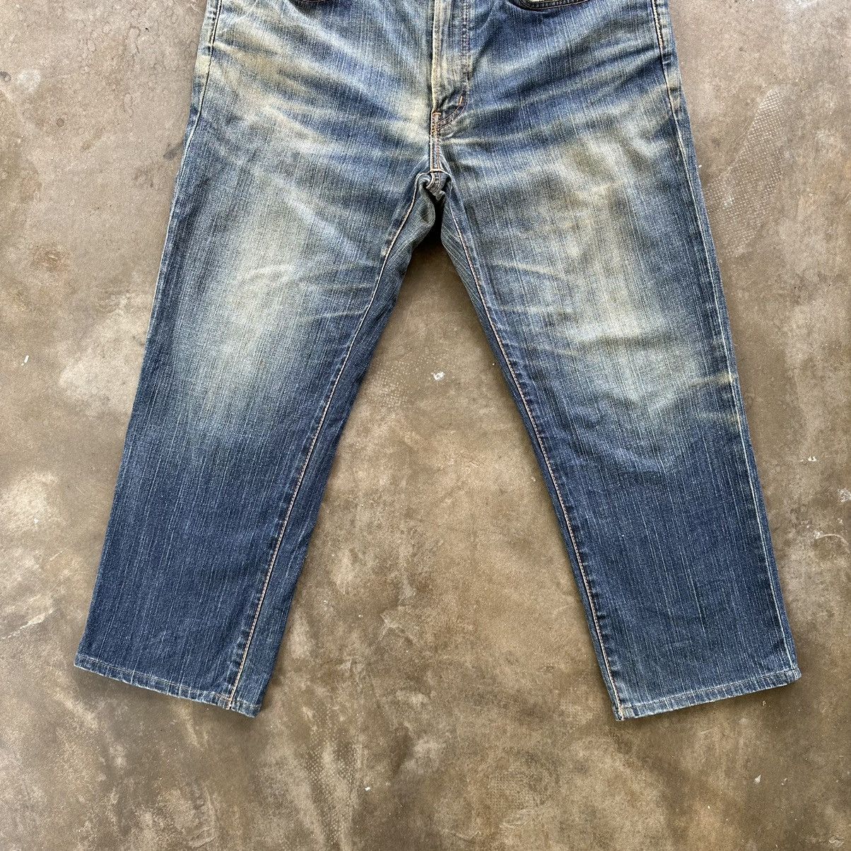Japanese Brand Vintage Edwin Japanese Faded Rusty Denim Jean Pant W37 Size US 37 - 2 Thumbnail