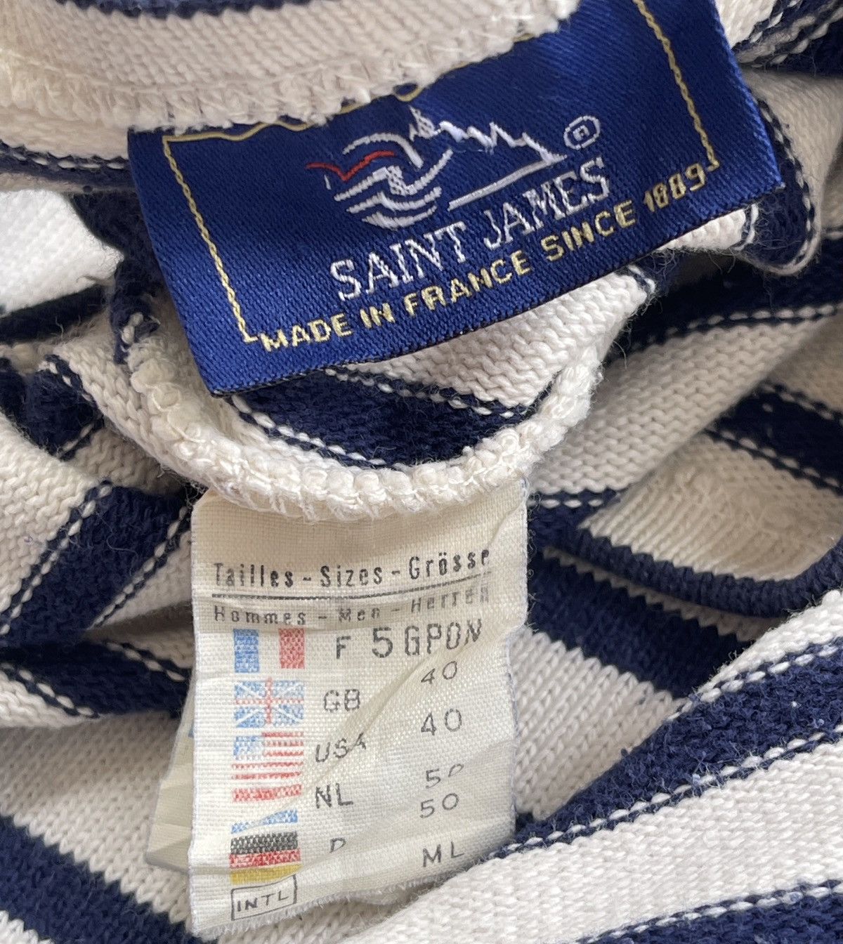 Saint James Saint James Breton Stripes Shirt Size US M / EU 48-50 / 2 - 10 Thumbnail