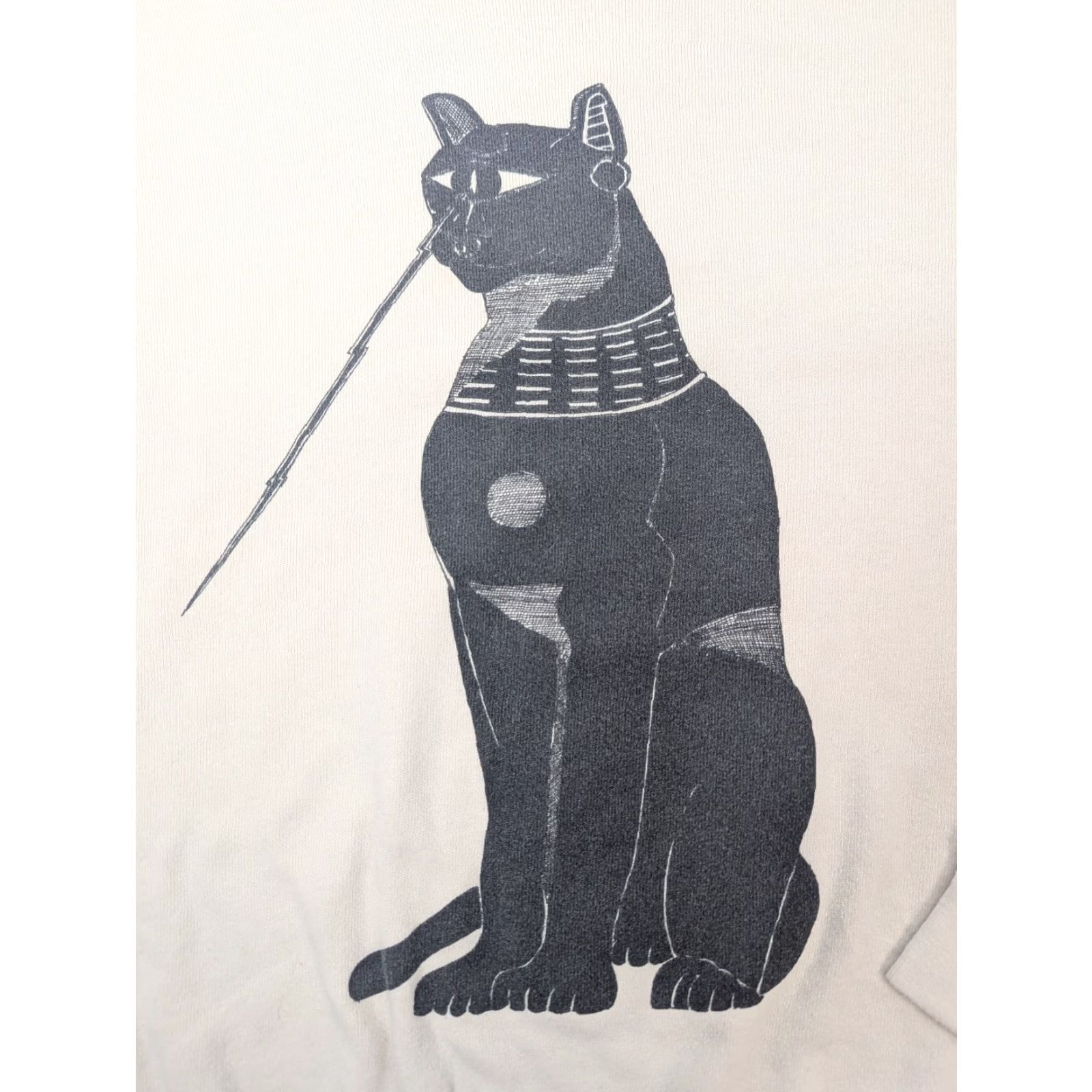 Vintage Hammer Museum Sweatshirt Umar Rashid Chaos and Order Cat Papyrus Size Small Size US S / EU 44-46 / 1 - 4 Thumbnail