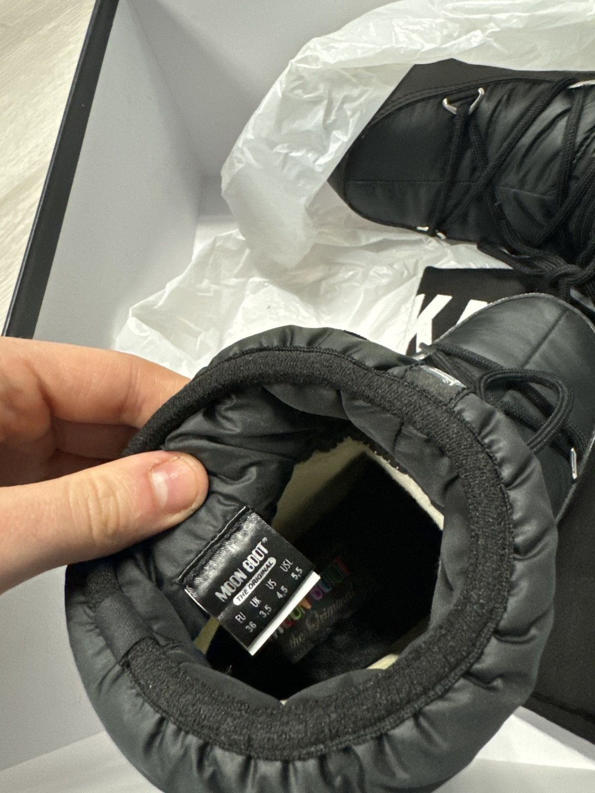 Mackage × Moon Boot Mackage Black Moon Boot 4.5 Size US 4.5 / IT 34.5 - 7 Thumbnail