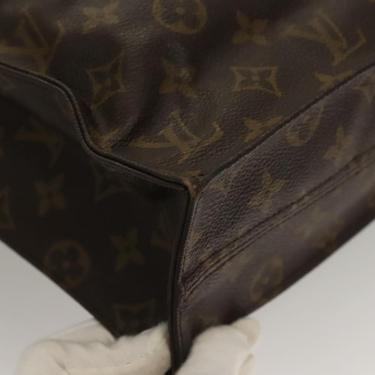 Louis Vuitton LOUIS VUITTON Monogram Sac Plat Hand Bag M51140 Size ONE SIZE - 14 Thumbnail