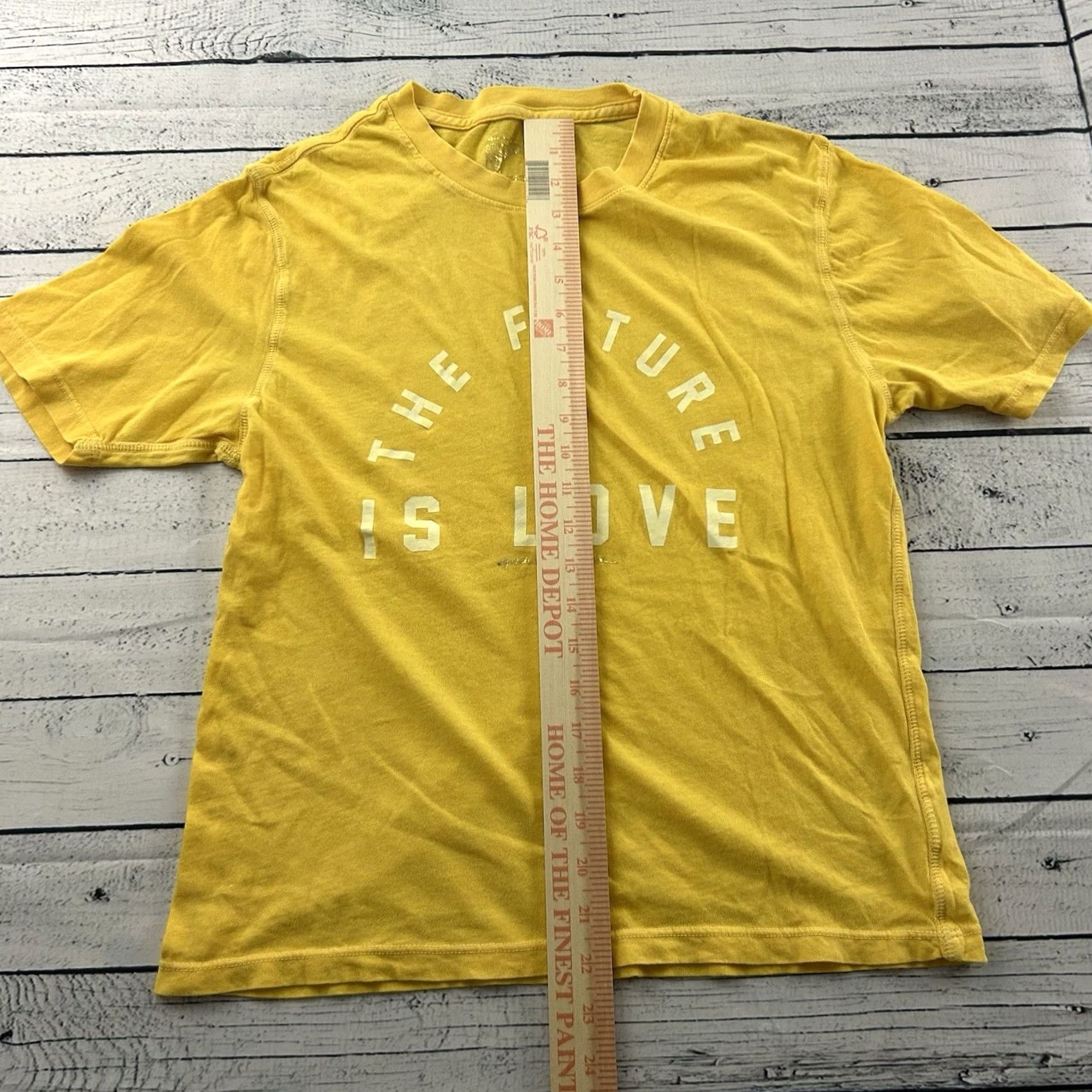 Spiritual Gangster Spiritual Gangster The Future Is Love Short Sleeve T Shirt Women's Small Yellow Size S / US 4 / IT 40 - 3 Thumbnail