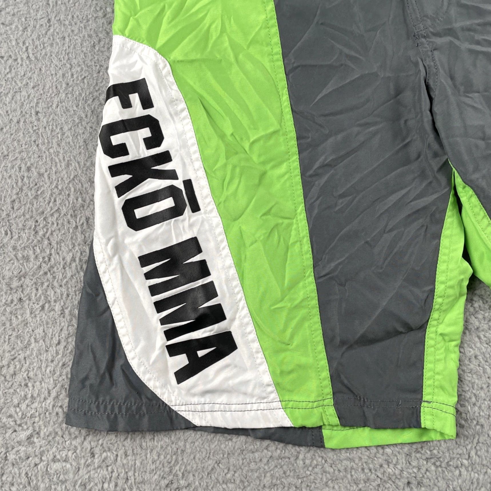 Ecko Unltd. Ecko Unlimited Rhino MMA Fighter Shorts Size 32 Gray & Green Size US 32 / EU 48 - 3 Thumbnail