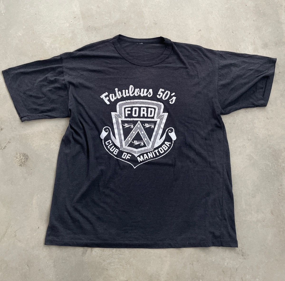 Ford VINTAGE 80S FORD CLUB OF MONITABA RACING TEE Size US XL / EU 56 / 4 - 1 Thumbnail