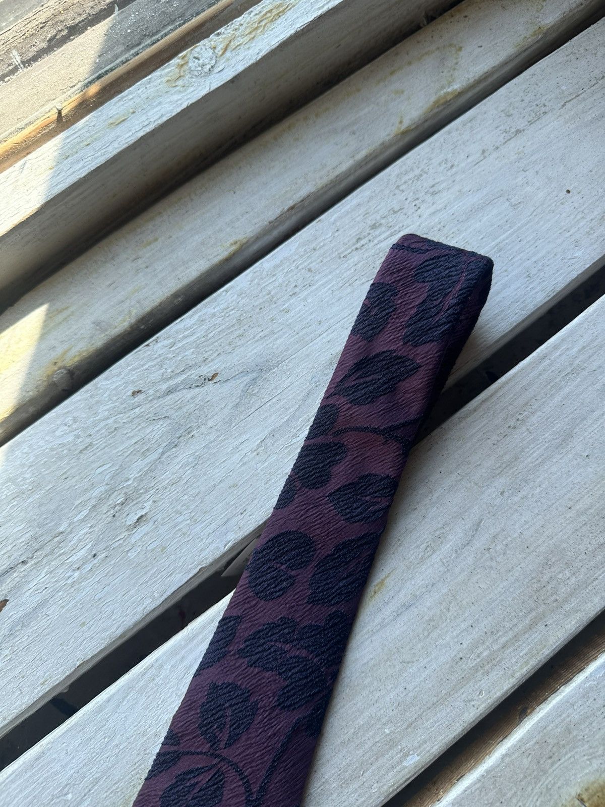Designer 🚨Vintage KENZO tie Flower style monogram old money luxury Size ONE SIZE - 9 Thumbnail