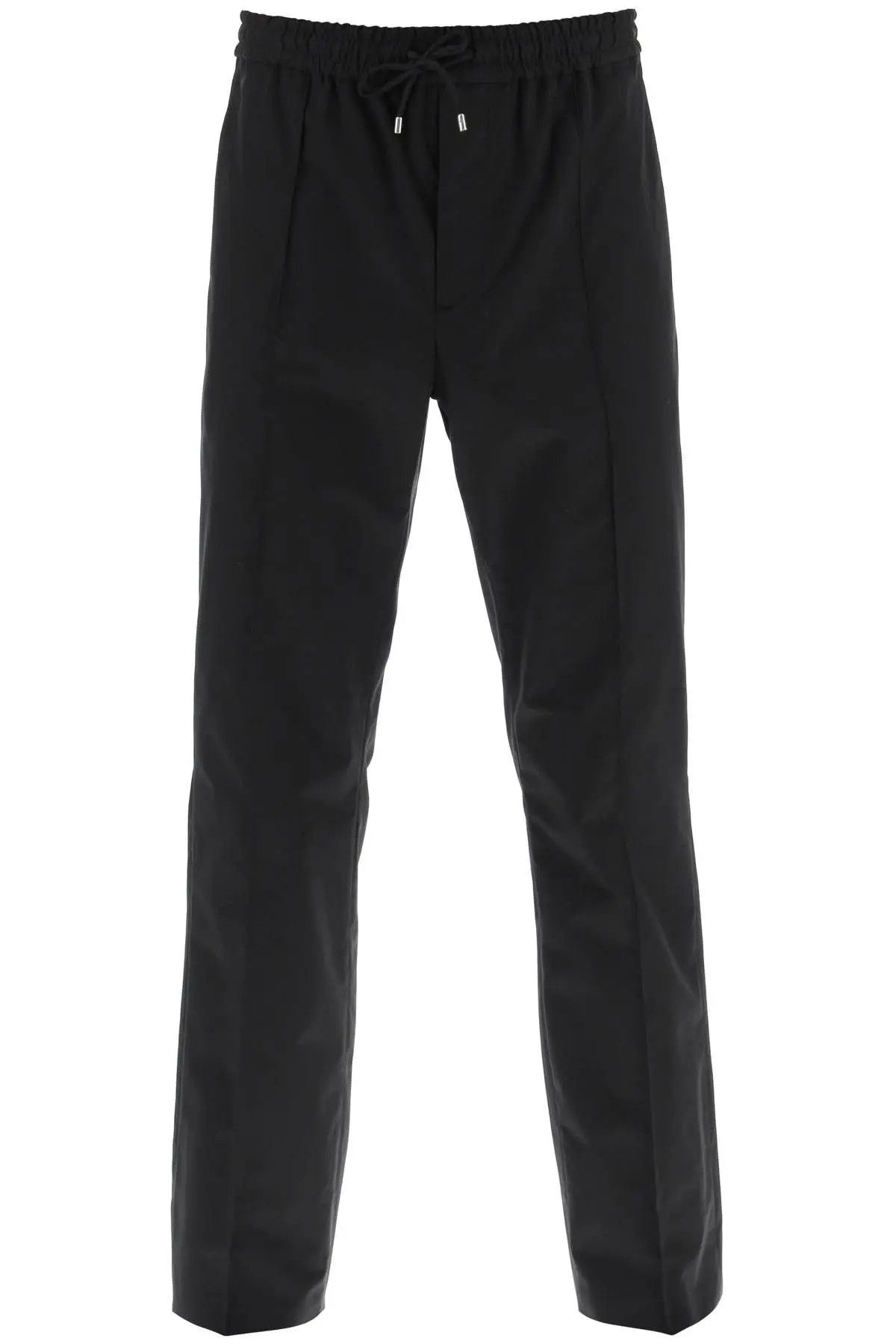 Image of Valentino Garavani O1S22I1N0124 Poplin Sweatpants / Joggers In Black, Men's (Size 30)