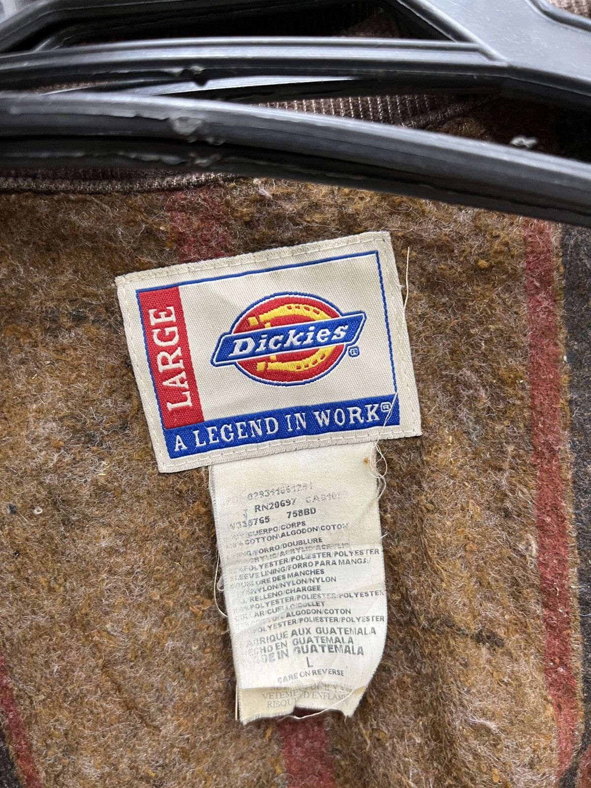 Dickies 🔥🔥🔥STEALS VTG DICKIES DETROIT BLANKET LINED JACKET Size US L / EU 52-54 / 3 - 8 Thumbnail
