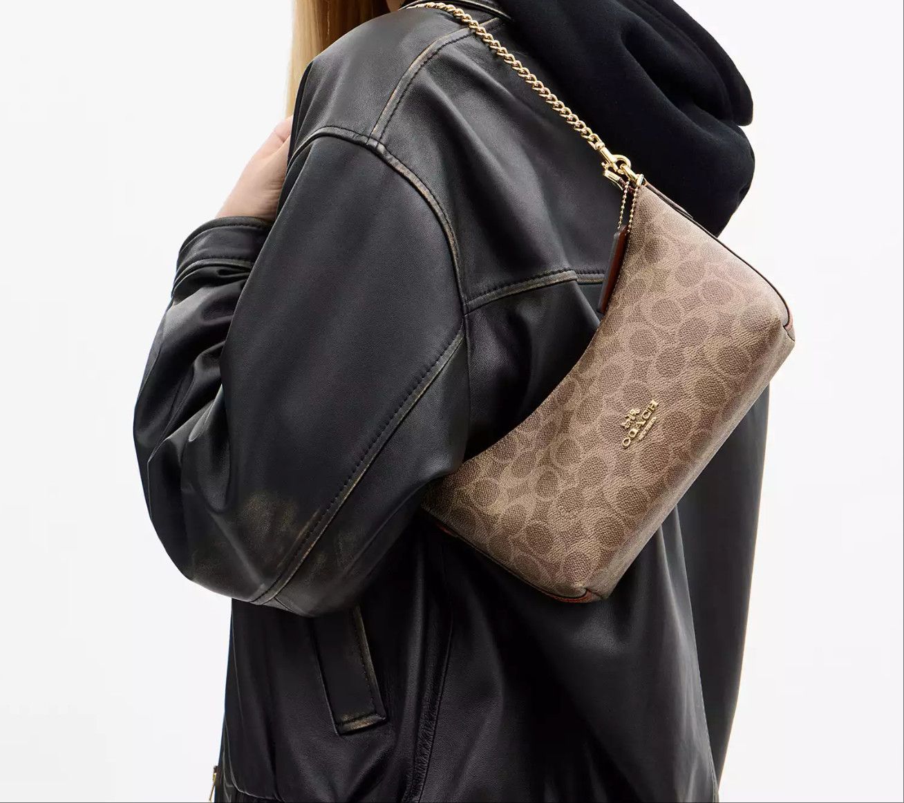 Coach Caitlin Shoulder Bag In Signature Canvas CEK80 Size ONE SIZE - 2 Thumbnail