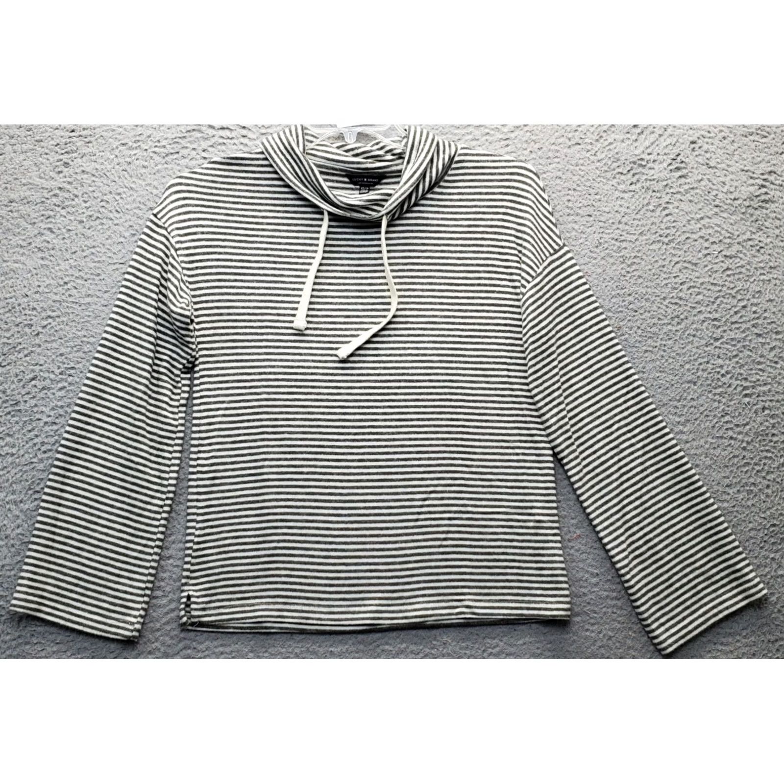Lucky Brand Lucky Brand Top Women XS Multicolor Striped Viscose Long Sleeve Pullover Size XS / US 0-2 / IT 36-38 - 2 Thumbnail