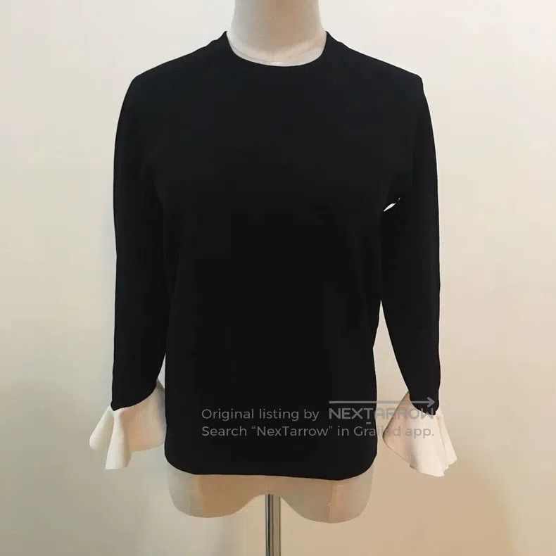 Valentino Valentino White ruffled sleeve top Size S / US 4 / IT 40 - 1 Thumbnail