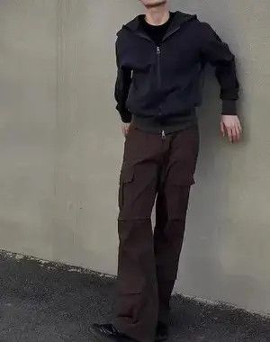 Designer × Jean tactical flared vibe utility cargo pants Size US 30 / EU 46 - 2 Thumbnail