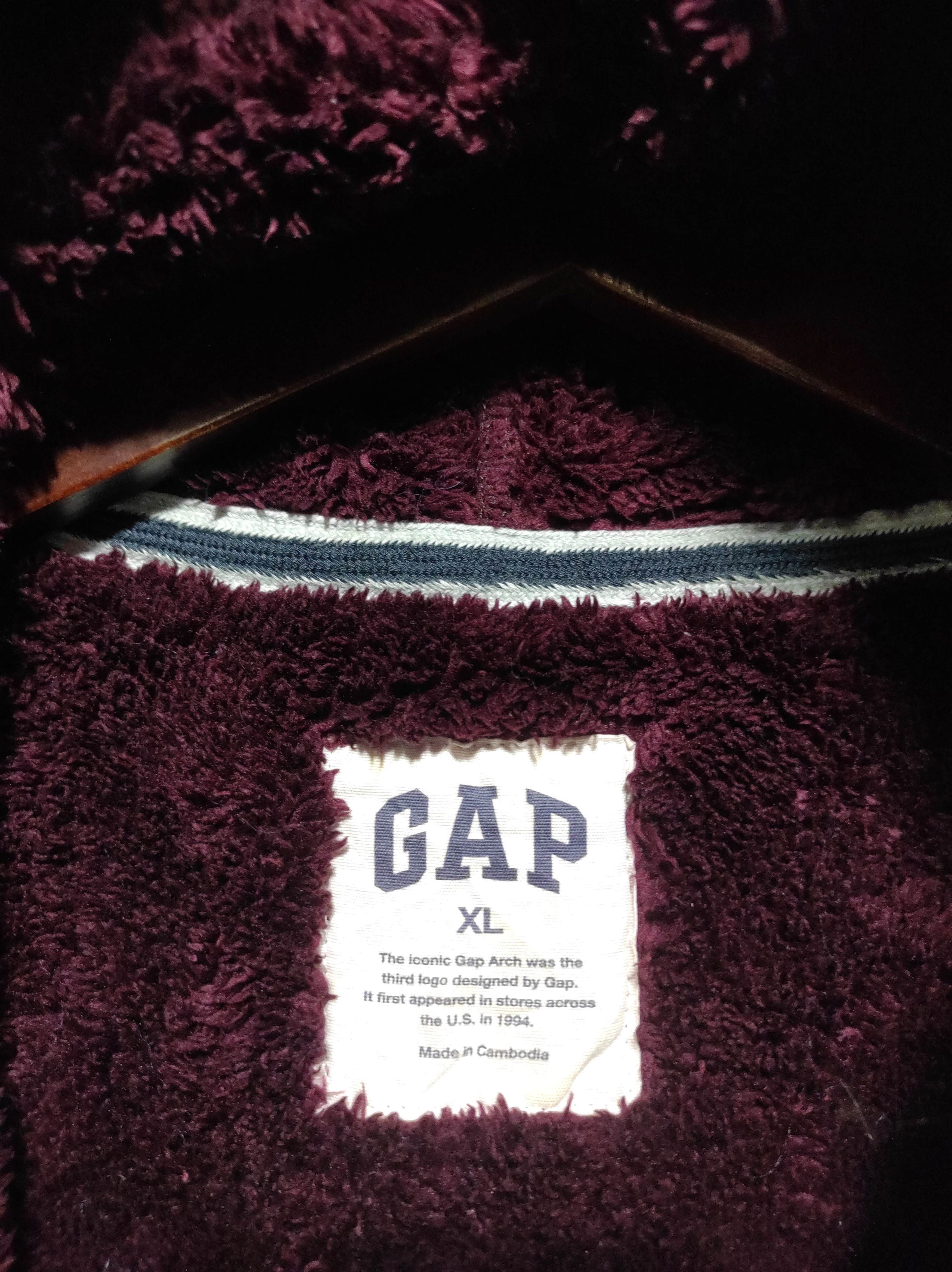 Gap GAP Sherpa Zip Fur Hoodie IfSixWasNine LGB style Size US L / EU 52-54 / 3 - 12 Thumbnail