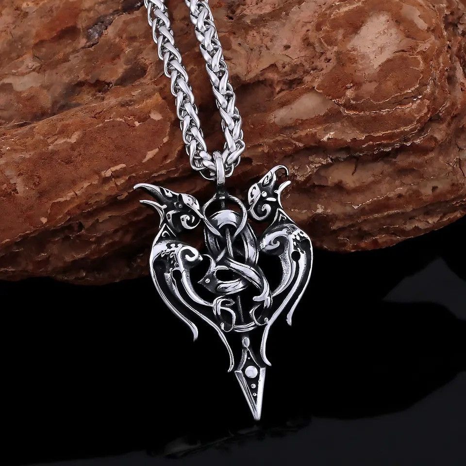 Jewelry Handmade Raven Spear Necklace Size ONE SIZE - 4 Thumbnail