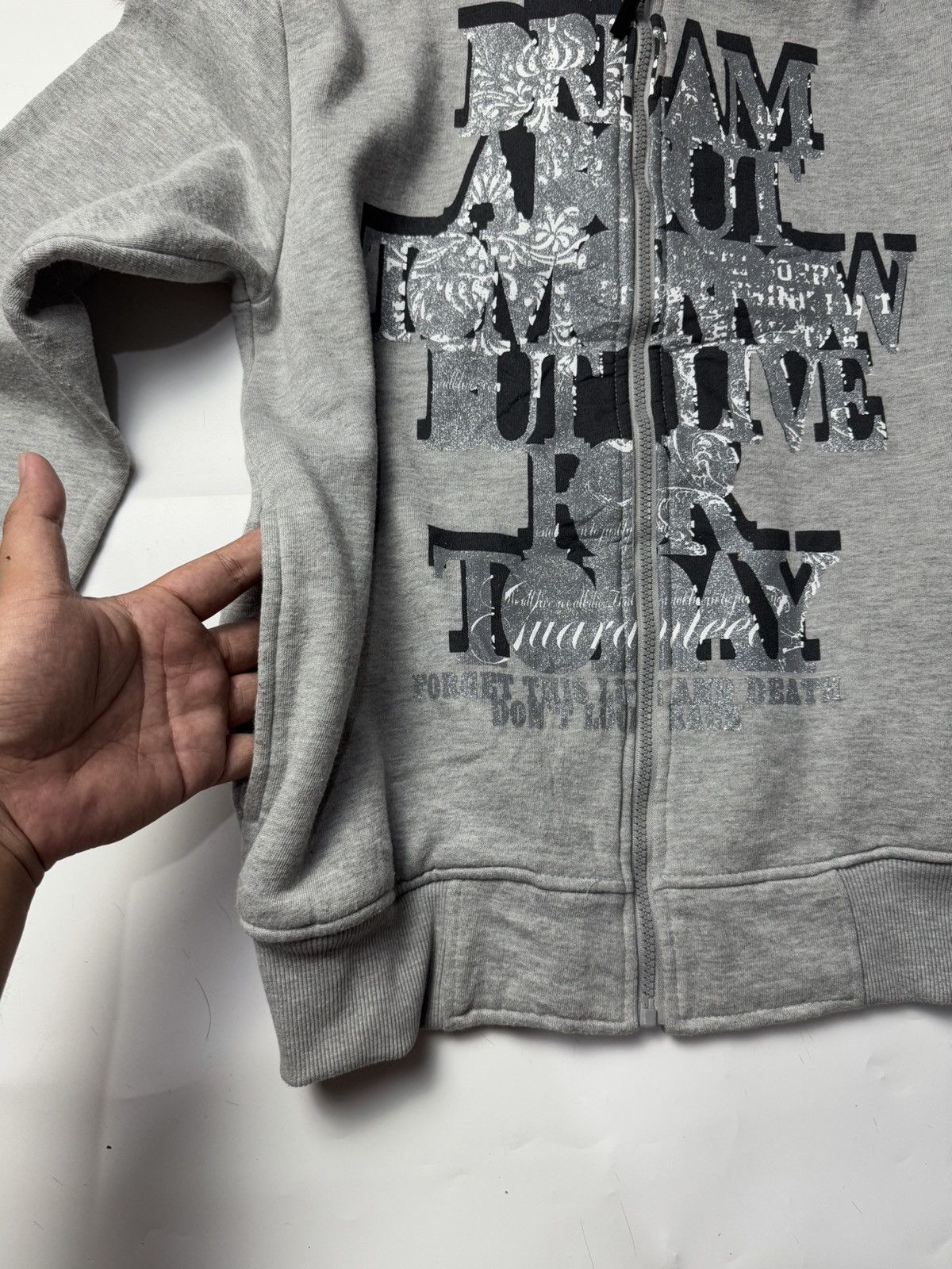If Six Was Nine × Japanese Brand × Le Grande Bleu (L.G.B.) Fur Hoodie Poem Duralumin Japanese Brand Size US L / EU 52-54 / 3 - 6 Thumbnail
