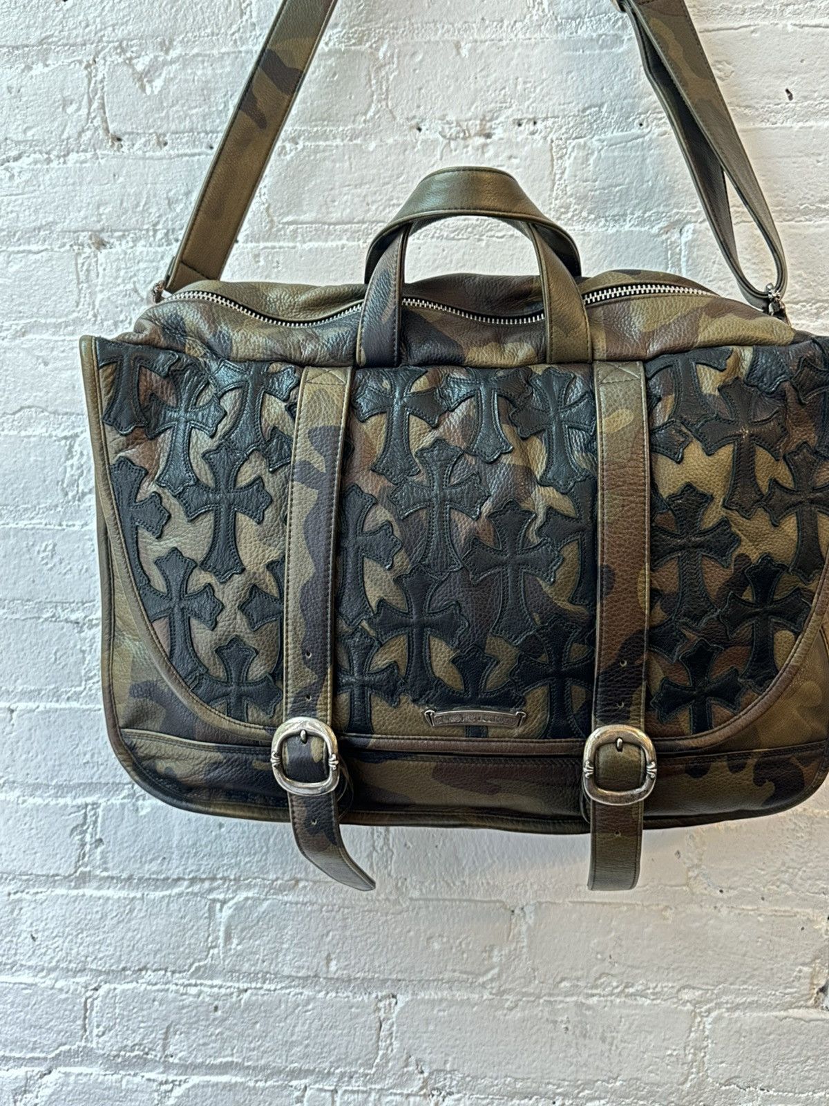 Chrome Hearts CHROME HEARTS CAMO CROSS FLOODED PATCH BAG Size ONE SIZE - 2 Thumbnail
