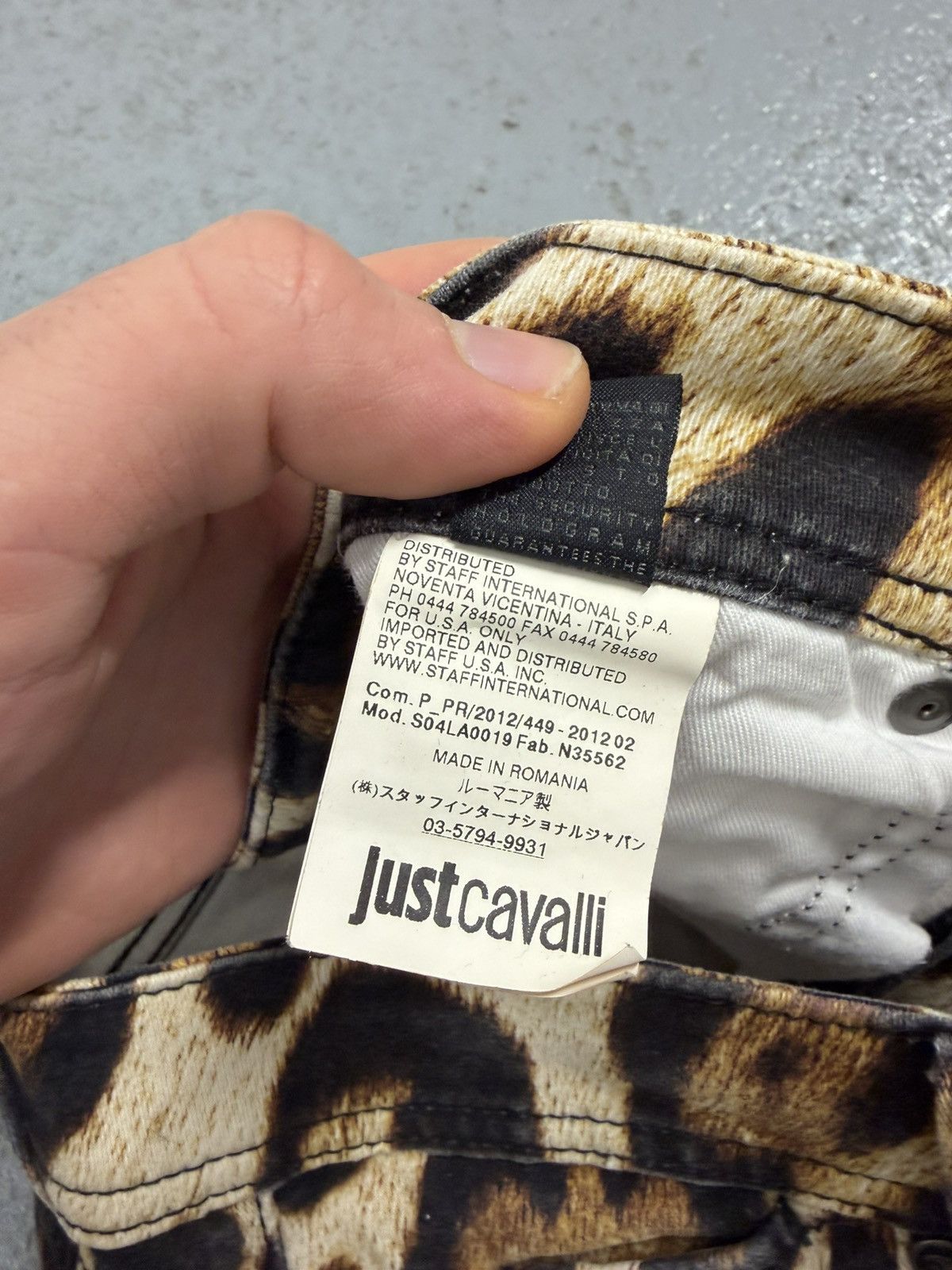 Just Cavalli Just Cavalli Leopard Overprinted Jeans Size 27" / US 4 / IT 40 - 9 Thumbnail