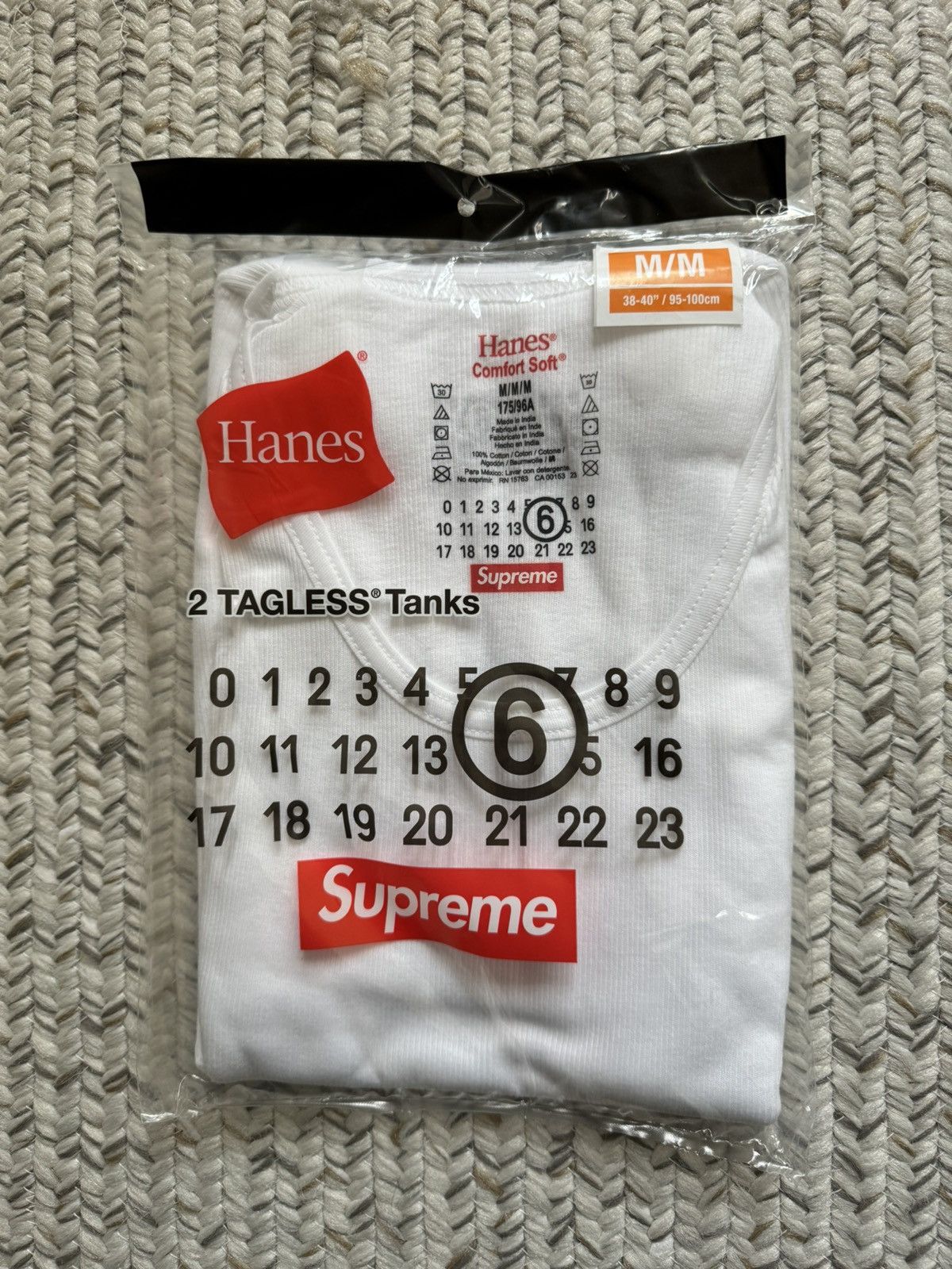 image of Maison Margiela x Supreme Margiela Supreme Double Tanktop Dress in White, Men's (Size Medium)