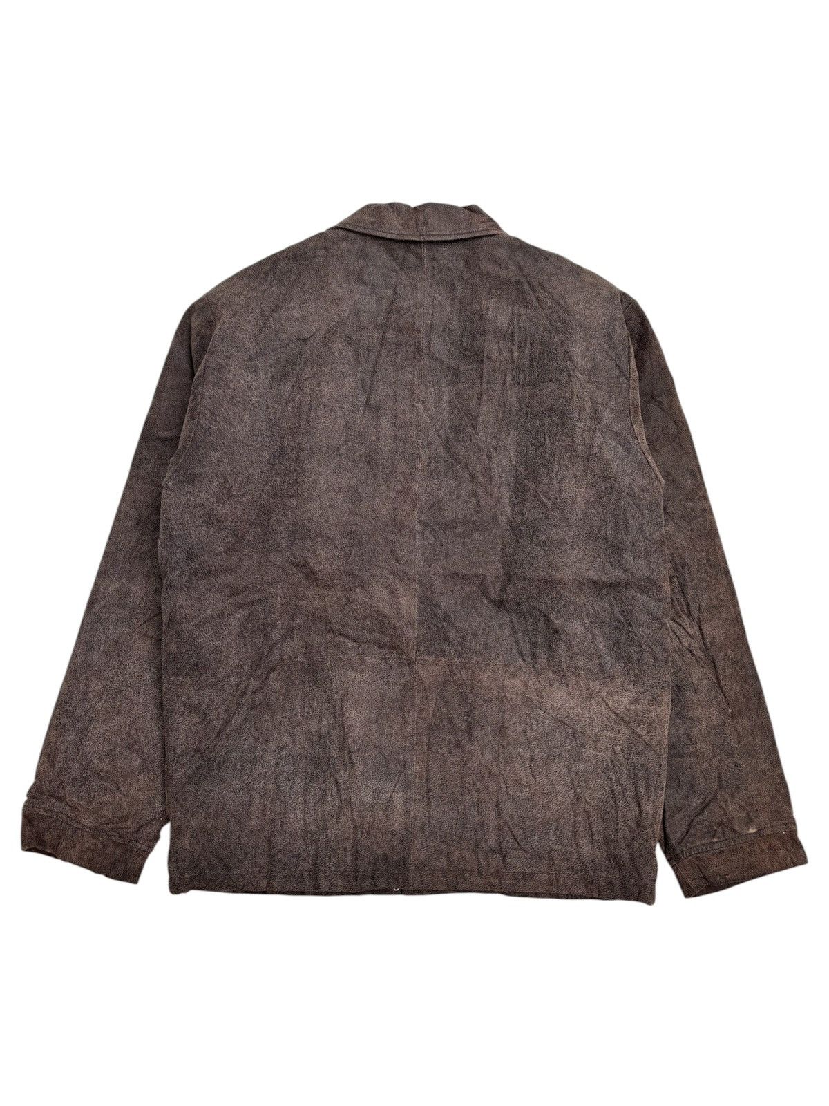 Beams Plus × Japanese Brand Textured Pig Skin Work Jacket Size US S / EU 44-46 / 1 - 2 Thumbnail