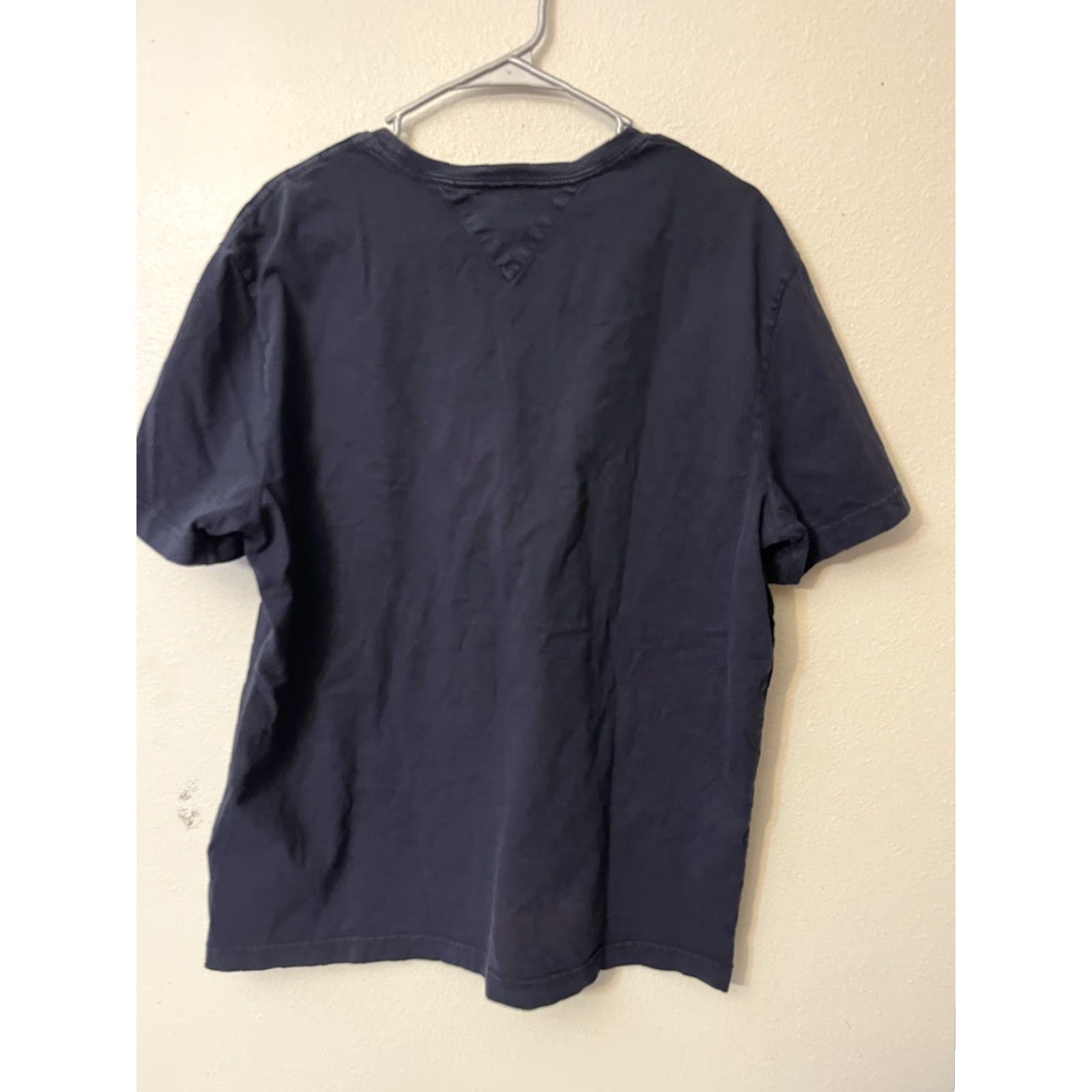 Tommy Hilfiger Tommy Hilfiger Mens T-Shirt XL Crew Neck Short Sleeve Navy Blue Logo Size US XL / EU 56 / 4 - 3 Thumbnail