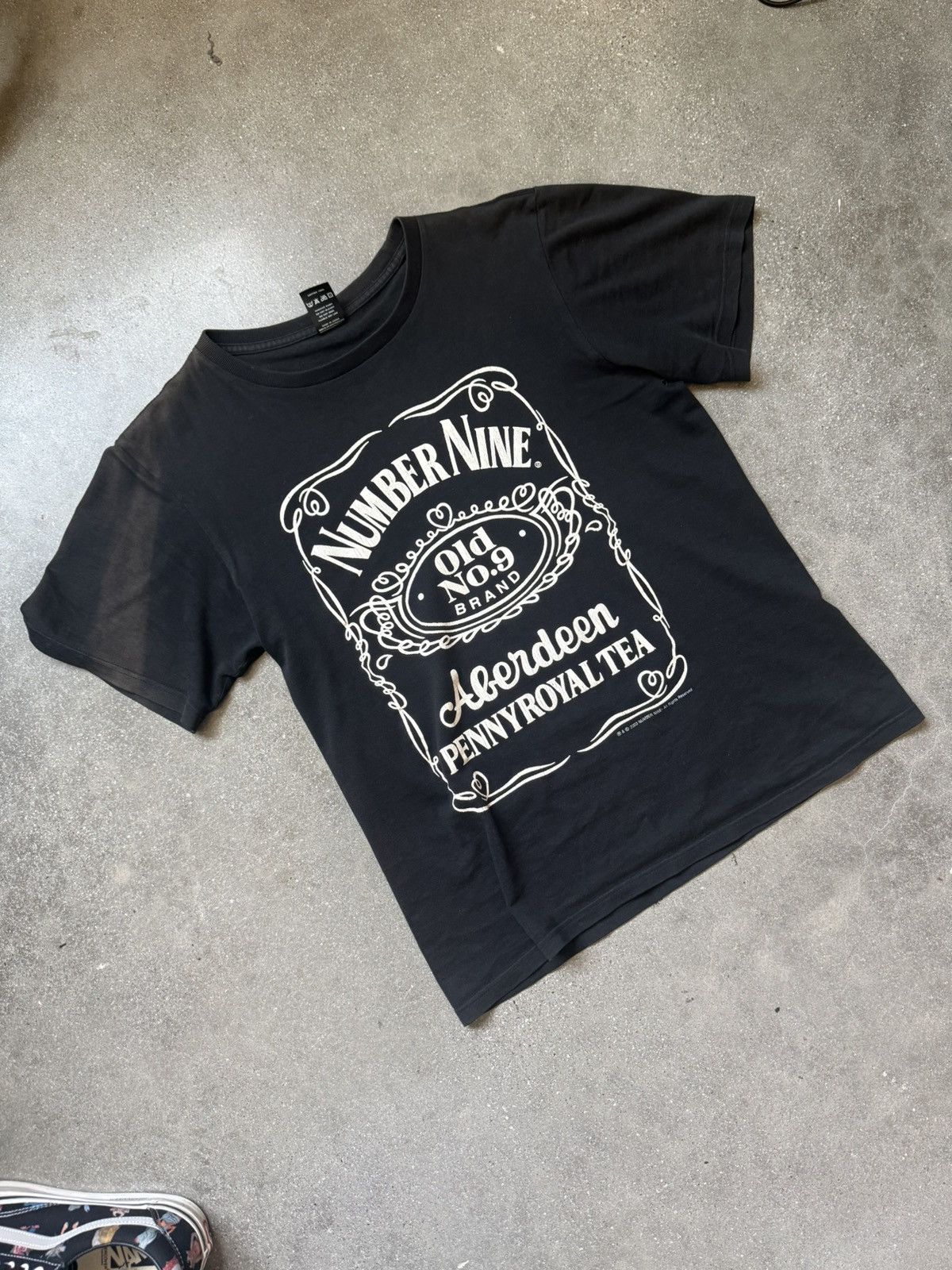 Number (N)ine Number (N)ine T - Jack Daniel’s Inspired Graphic (Black) Size US M / EU 48-50 / 2 - 1 Thumbnail