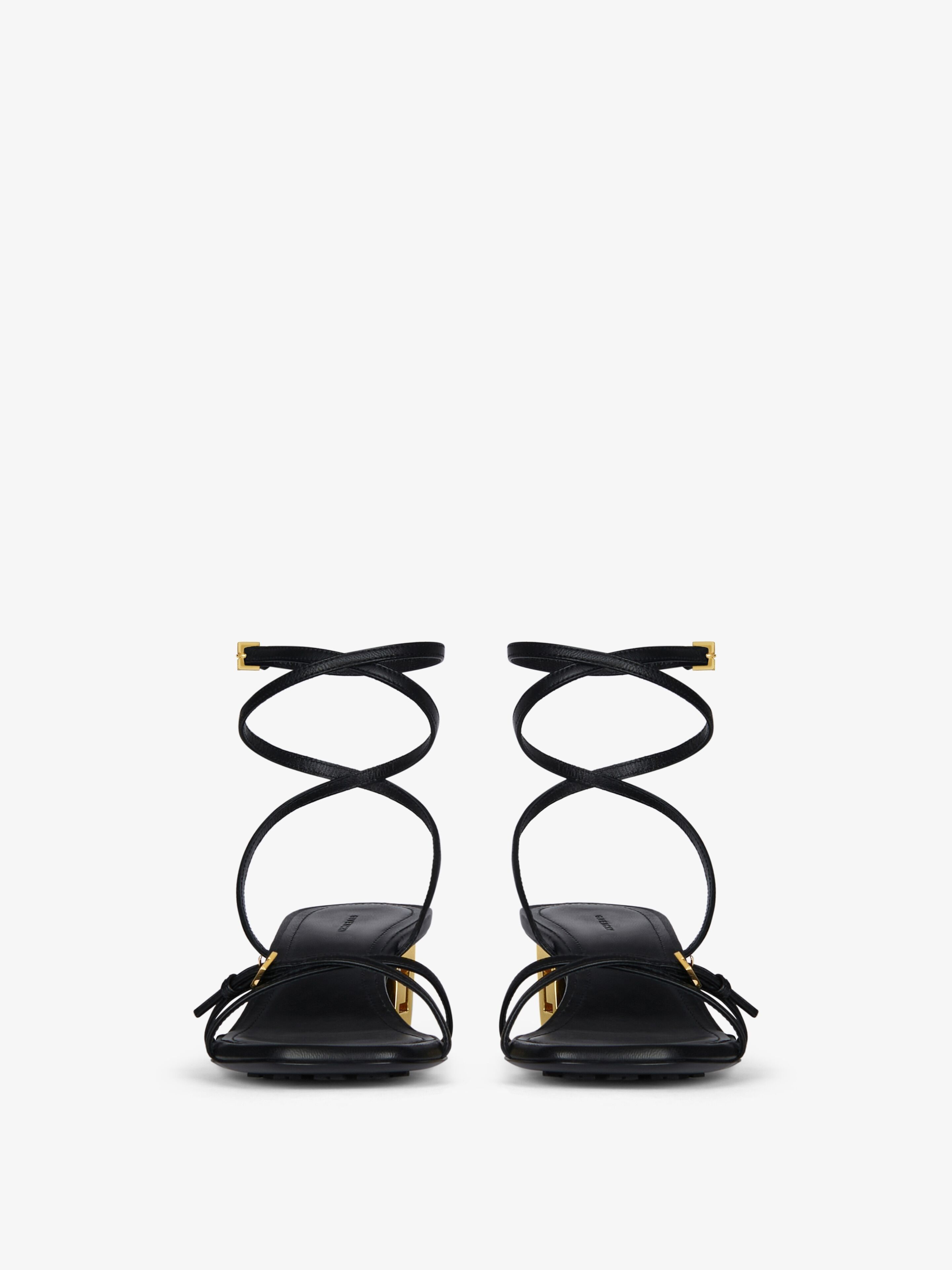 oc11z0725 G Cube Sandals in Black