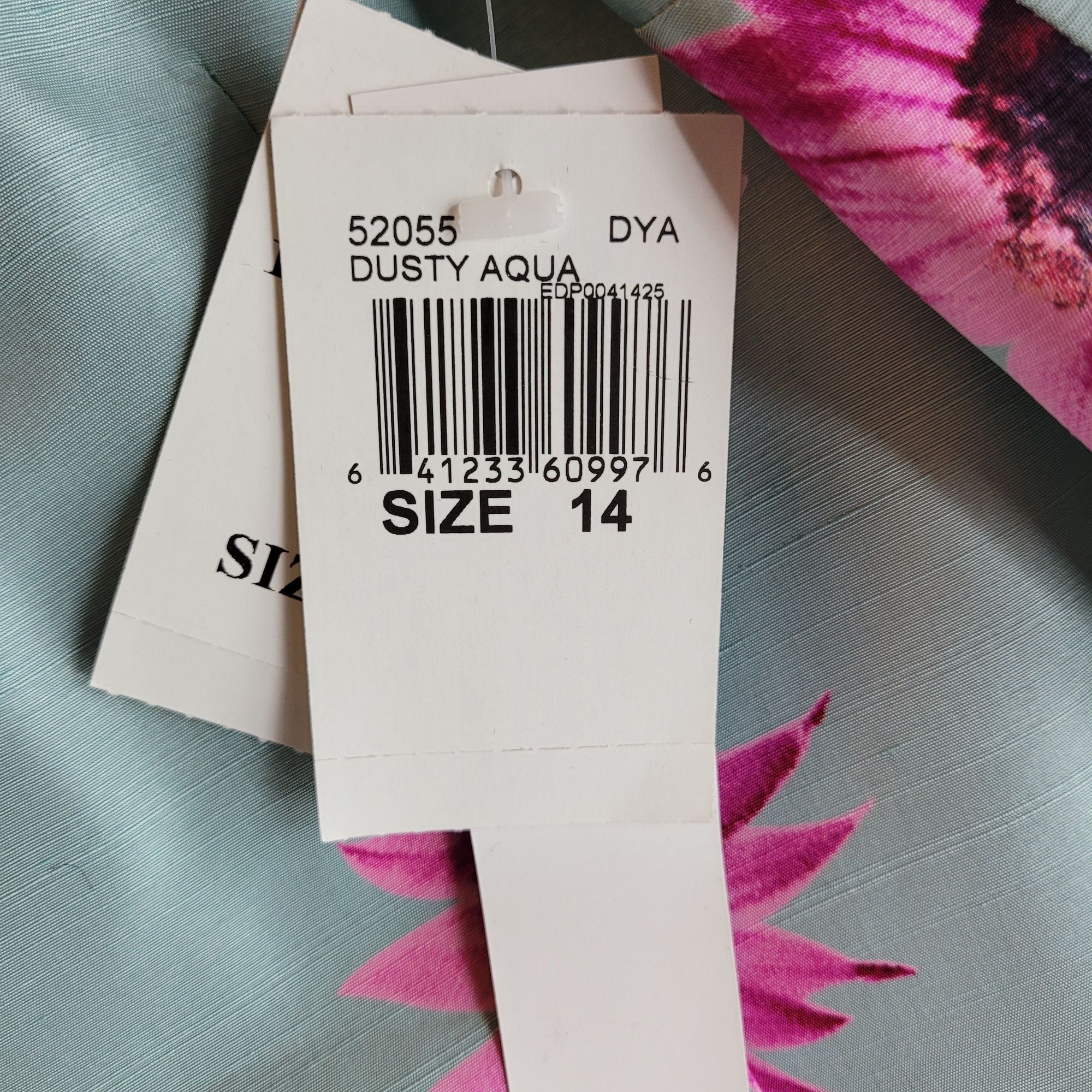 Donna Morgan Donna Morgan Silk 2pc Dress Set Sz 14 Pastel Floral Sleevele Size XL / US 12-14 / IT 48-50 - 6 Thumbnail